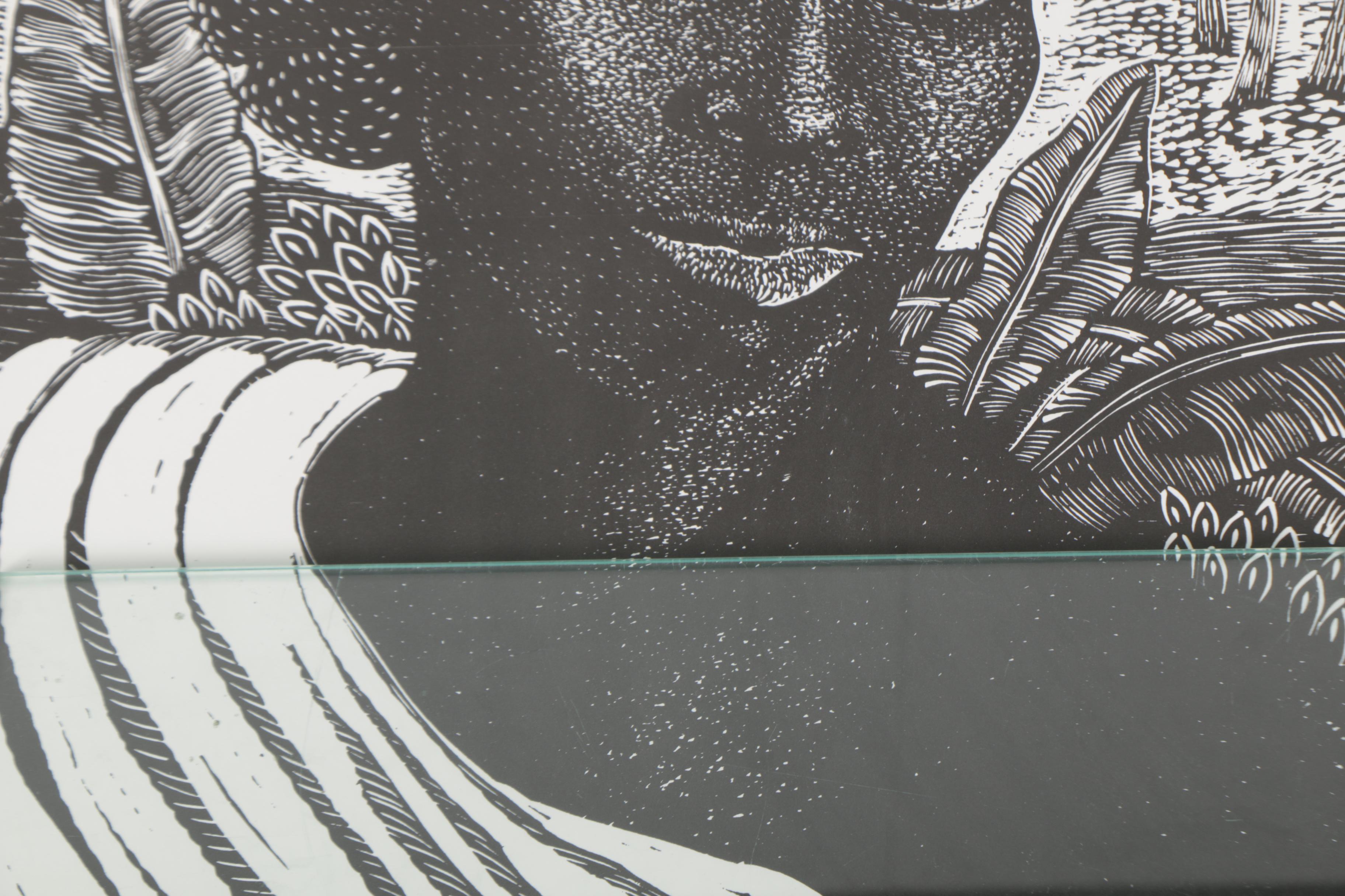 Margaret Burroughs Prints "Faces a la Picasso" and "Mother Africa"