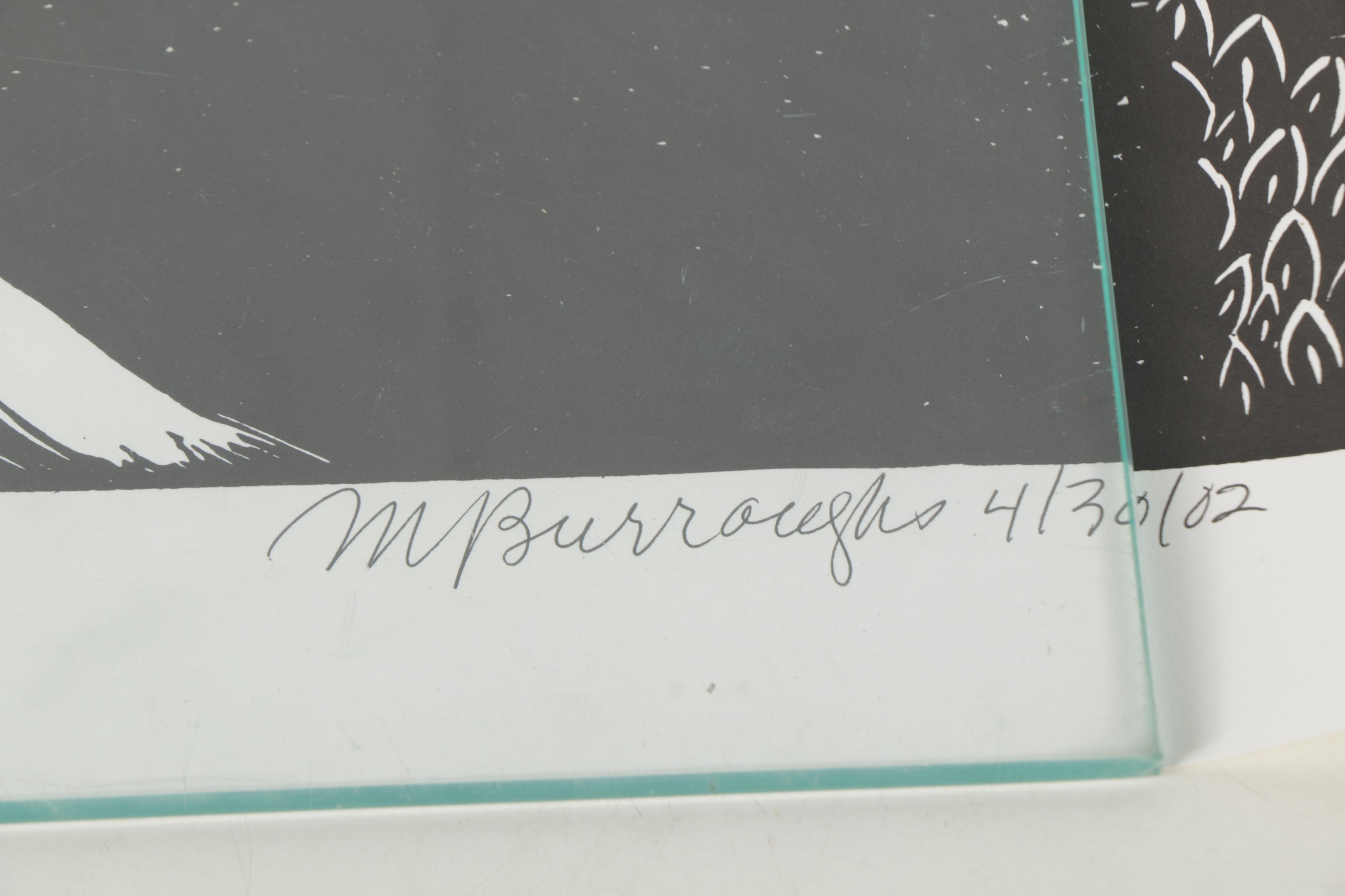 Margaret Burroughs Prints "Faces a la Picasso" and "Mother Africa"