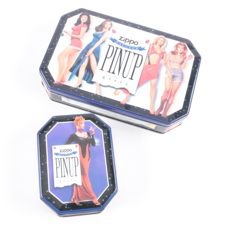1996 Zippo Limited Edition Pinup Girl Lighters