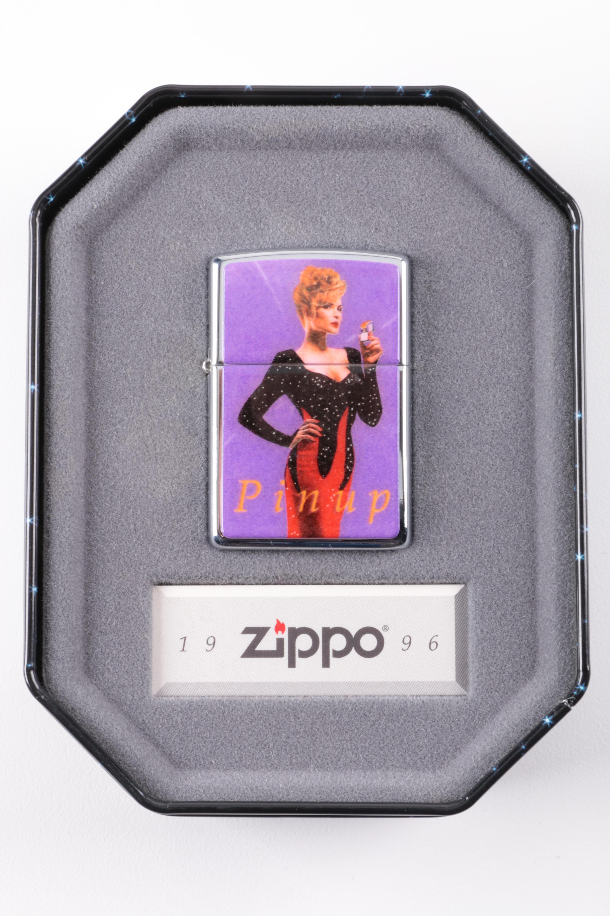 1996 Zippo Limited Edition Pinup Girl Lighters