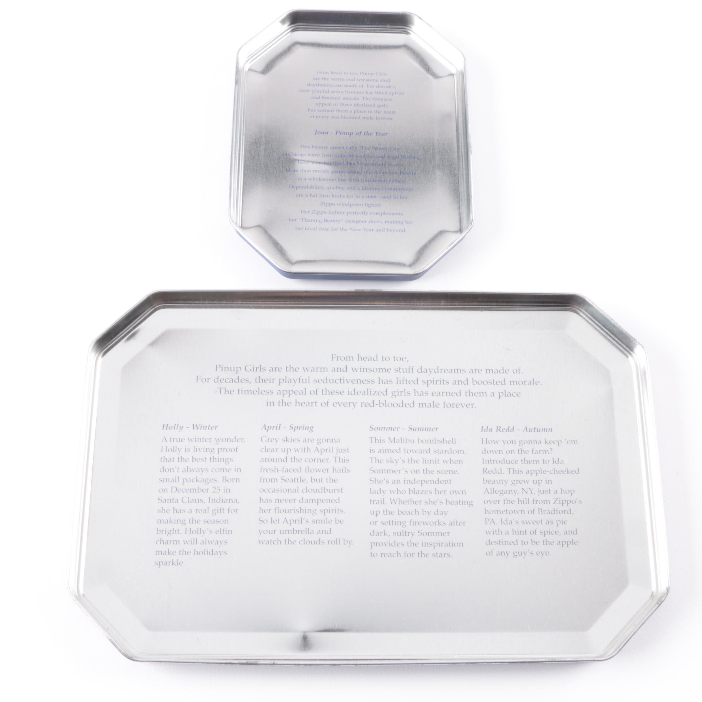 1996 Zippo Limited Edition Pinup Girl Lighters