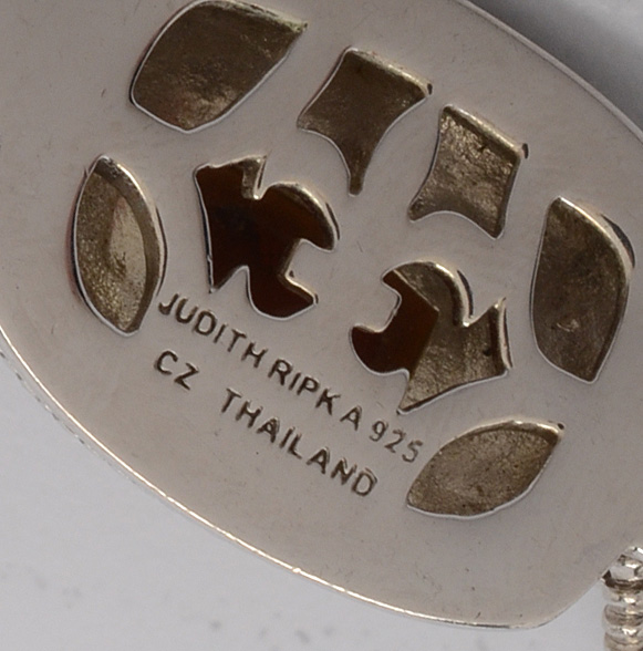 Judith Ripka Sterling Silver Red Jasper Bracelet