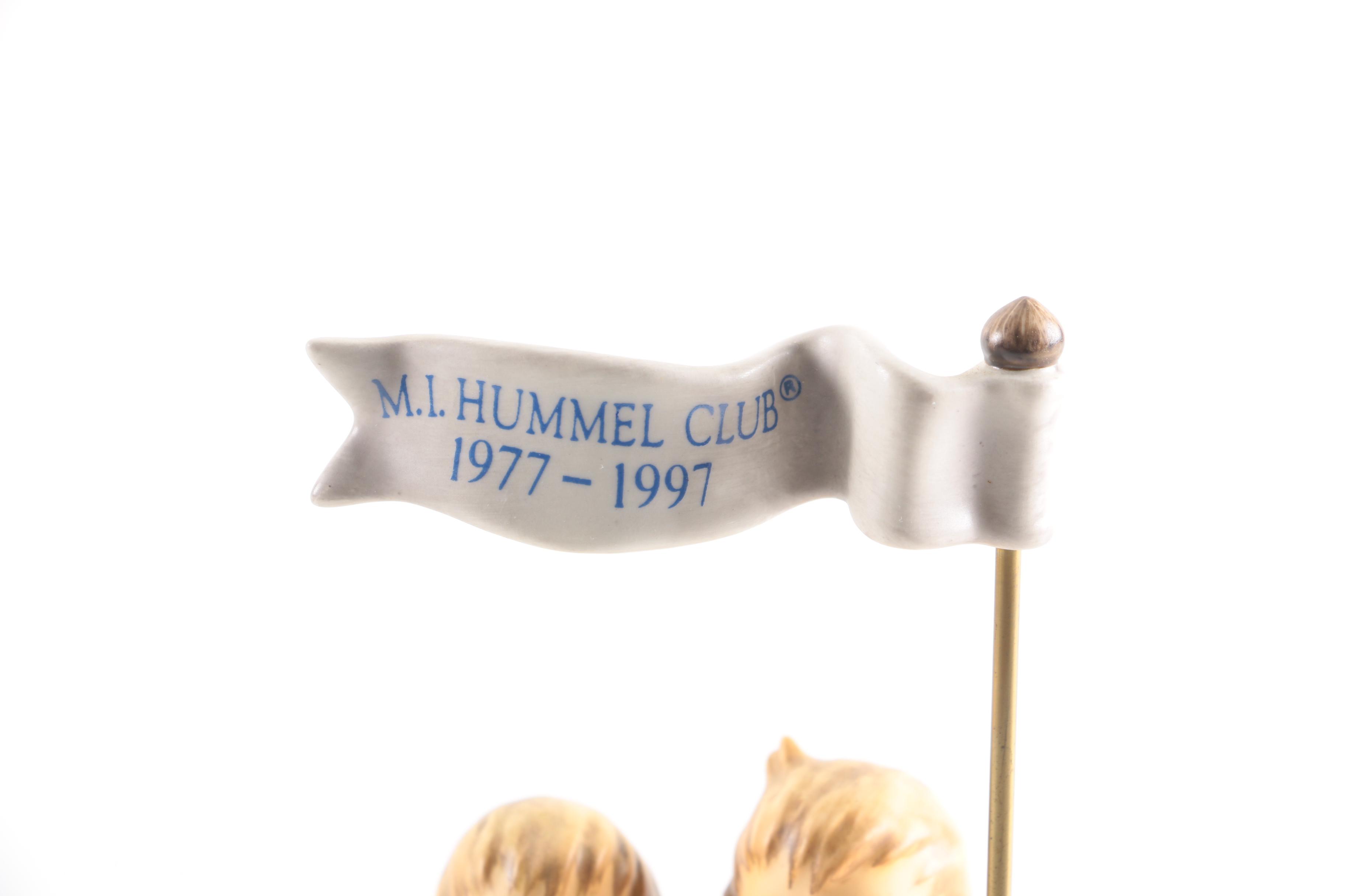 M.I. Hummel Club 20th Birthday "Celebrate with Song" Porcelain Figurine