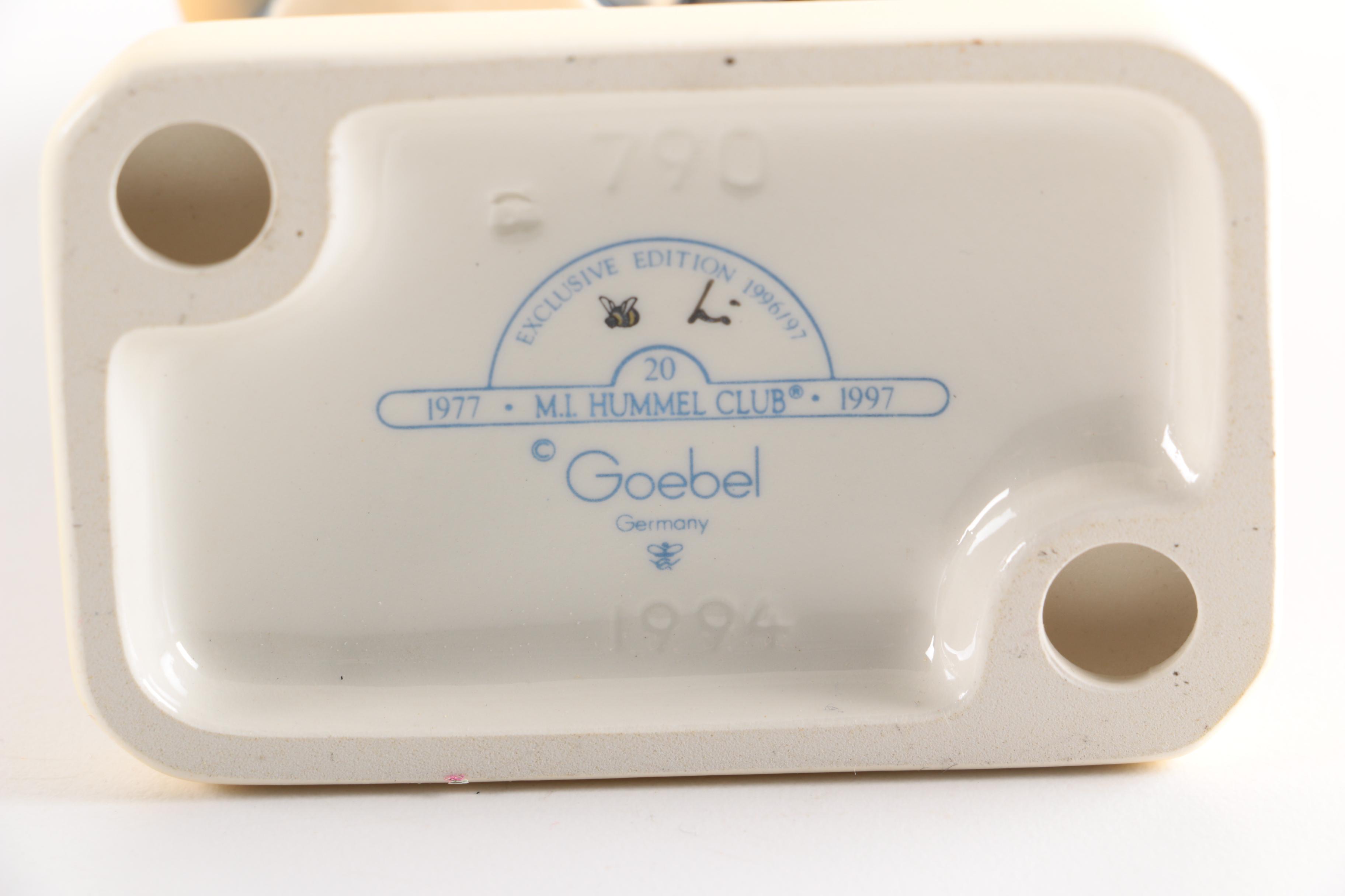 M.I. Hummel Club 20th Birthday "Celebrate with Song" Porcelain Figurine