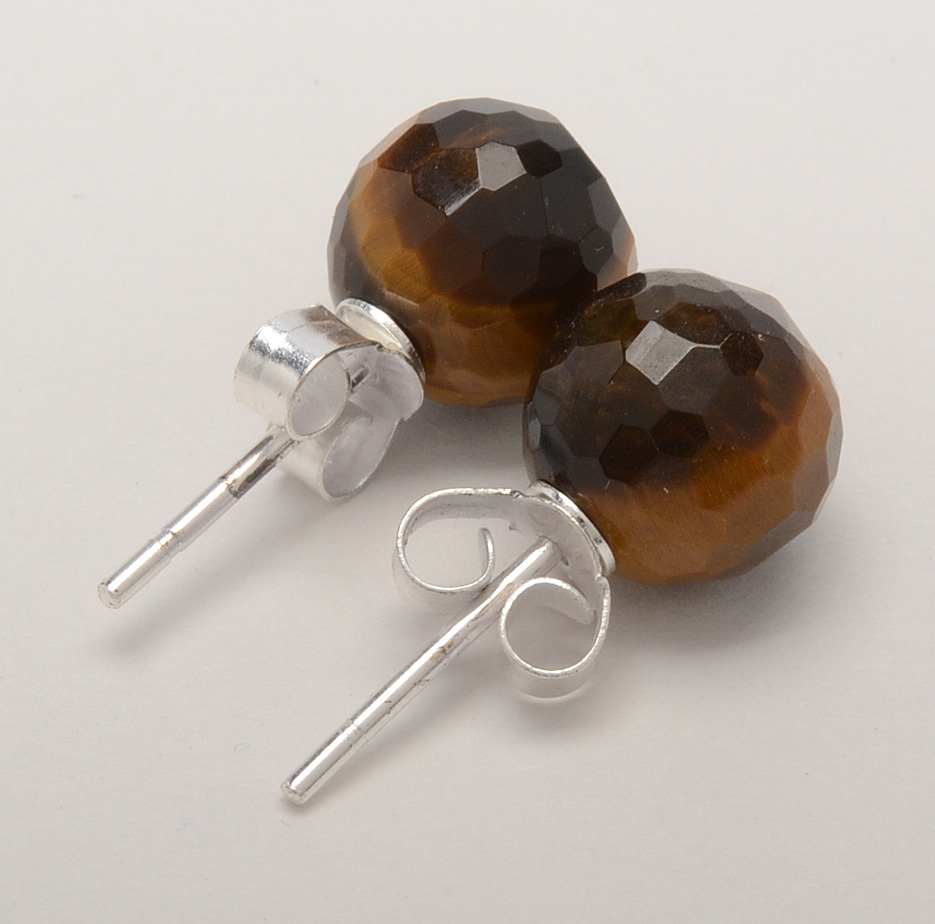 Jay King Sterling Silver Tiger's Eye Necklace with Bracelet and Earrings