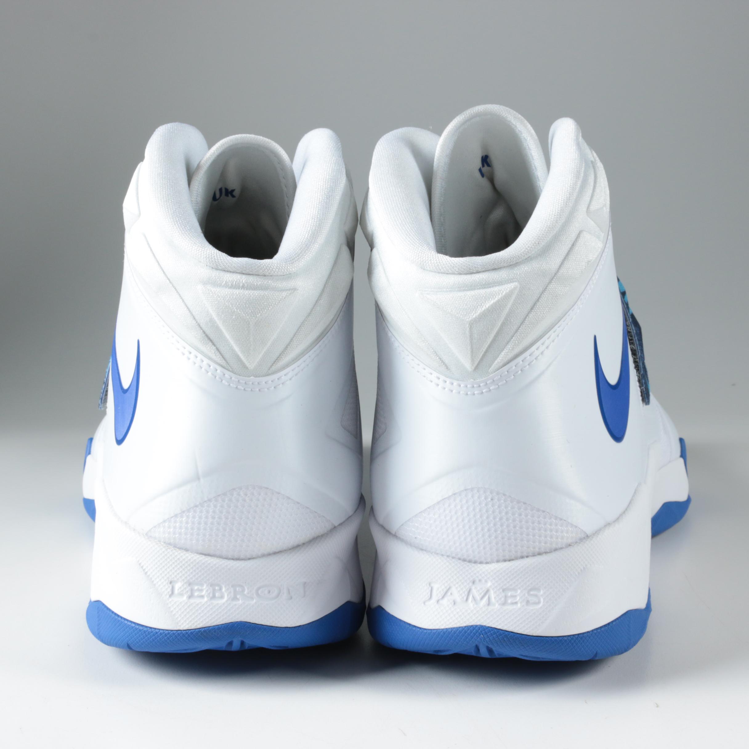 Men's UK Team Issued Nike Zoom LeBron James Soldier VII Basketball Sneakers