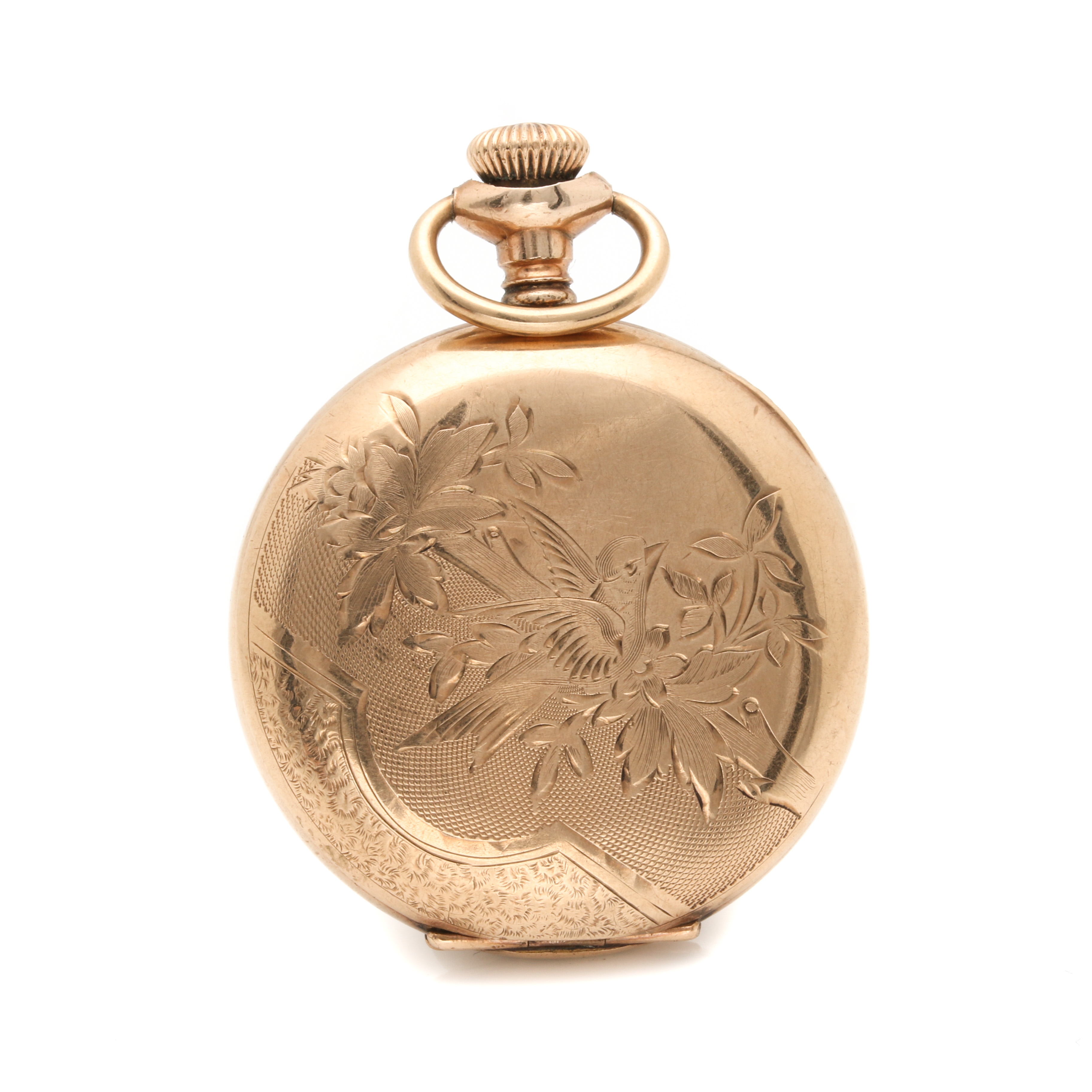 Antique Elgin Gold Filled Pocket Watch With Display Case