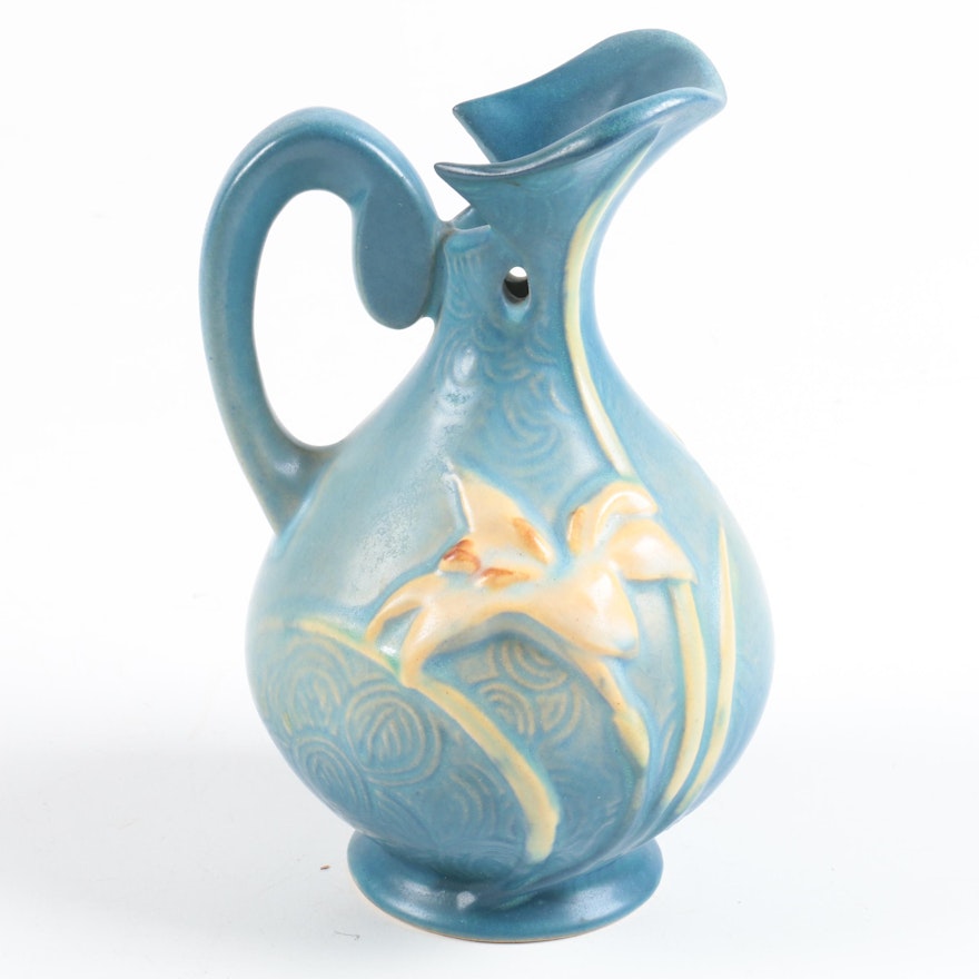 Roseville Pottery "Zephyr Lily" Ewer