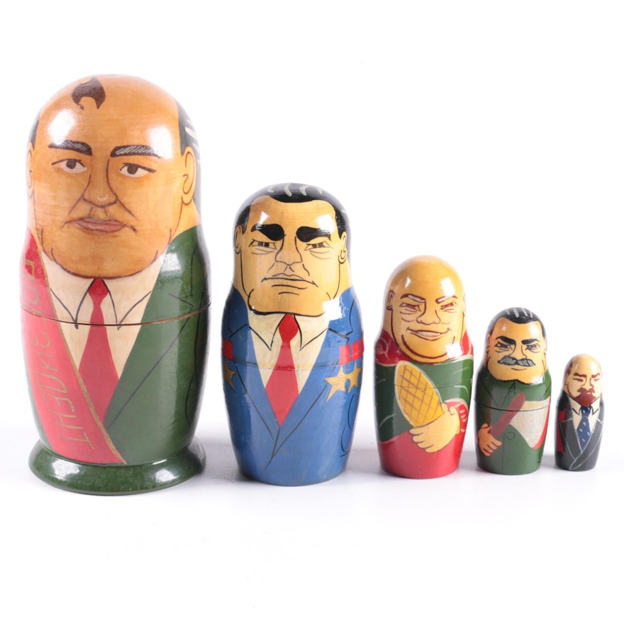 Matryoshka Nesting Doll of Russian Politicians