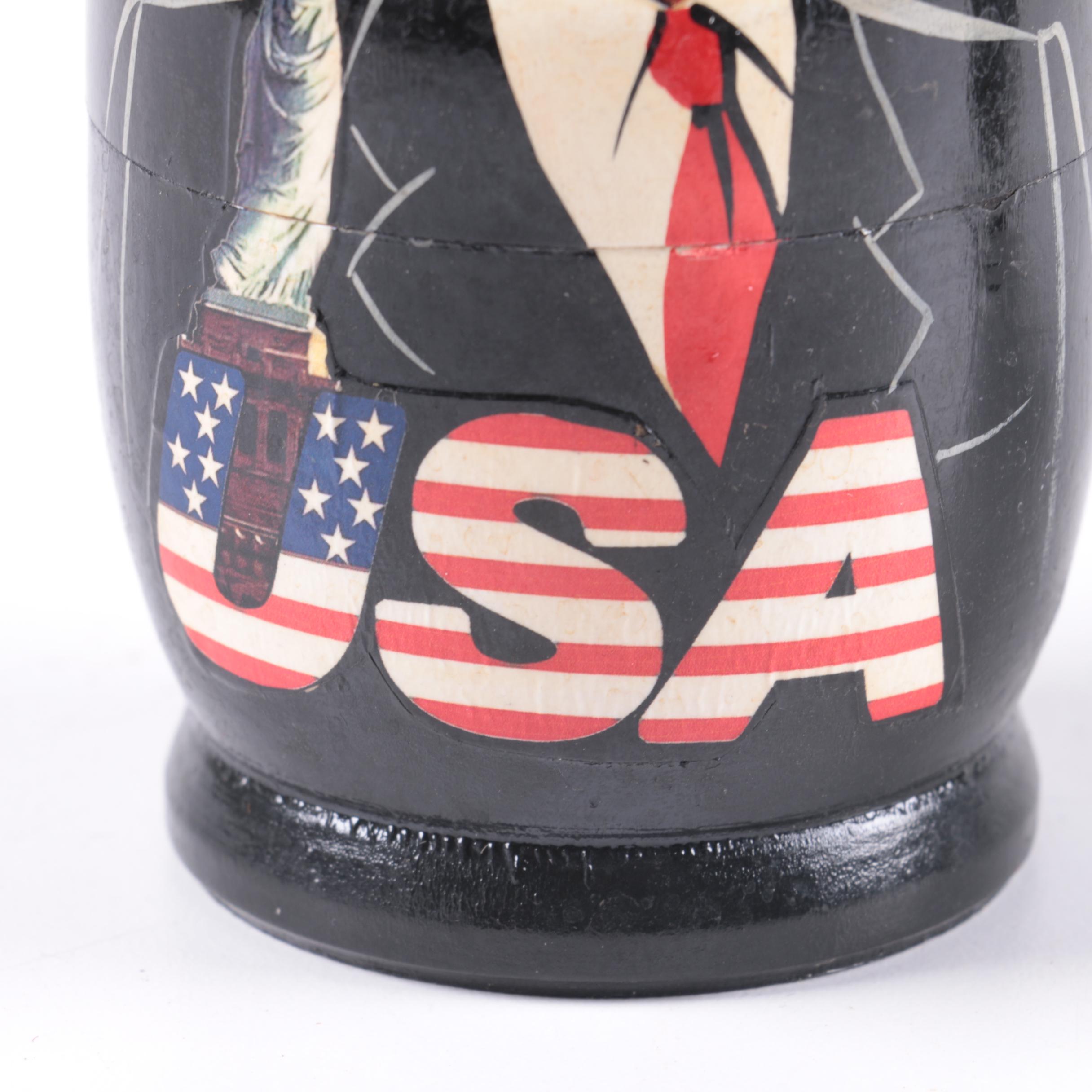 Russian Matryoshka Nesting Dolls Featuring Presidents of The United States