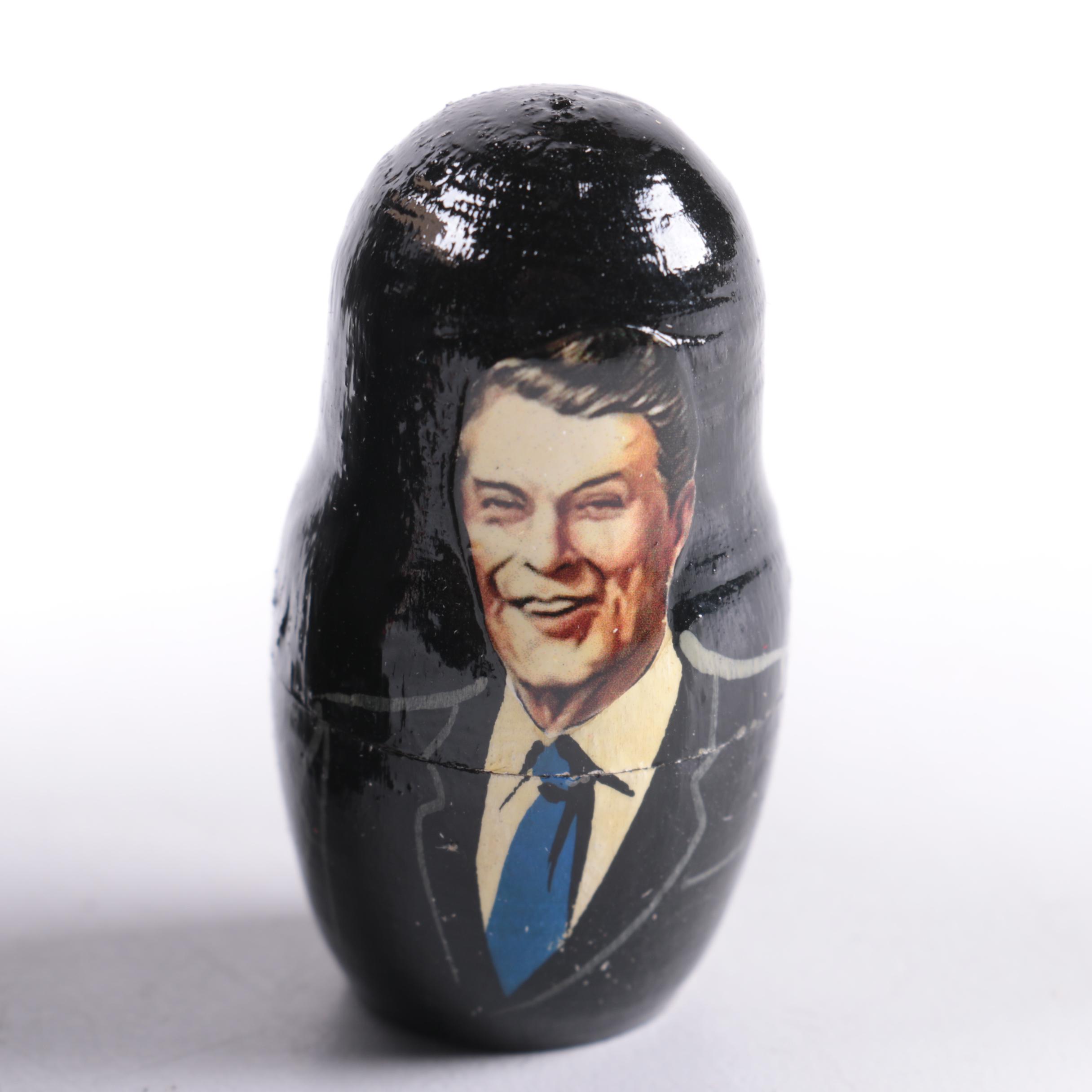 Russian Matryoshka Nesting Dolls Featuring Presidents of The United States
