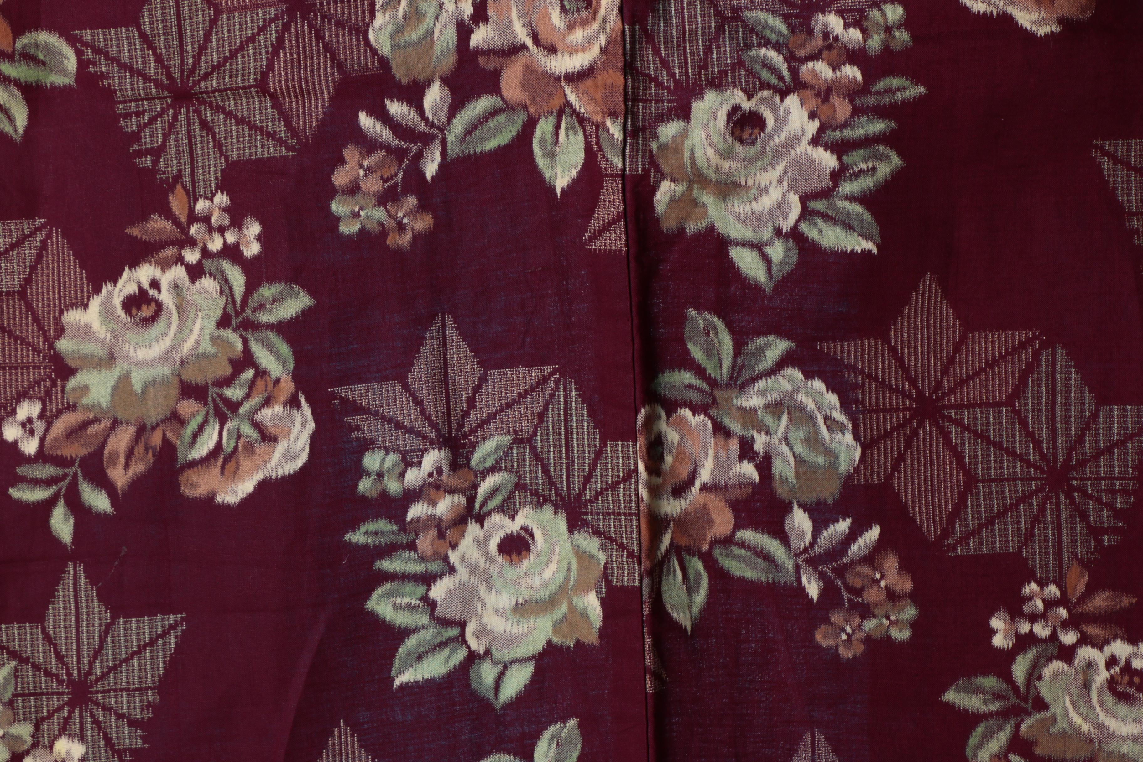 Circa 1910s Antique Japanese Cotton Kosode Kimono