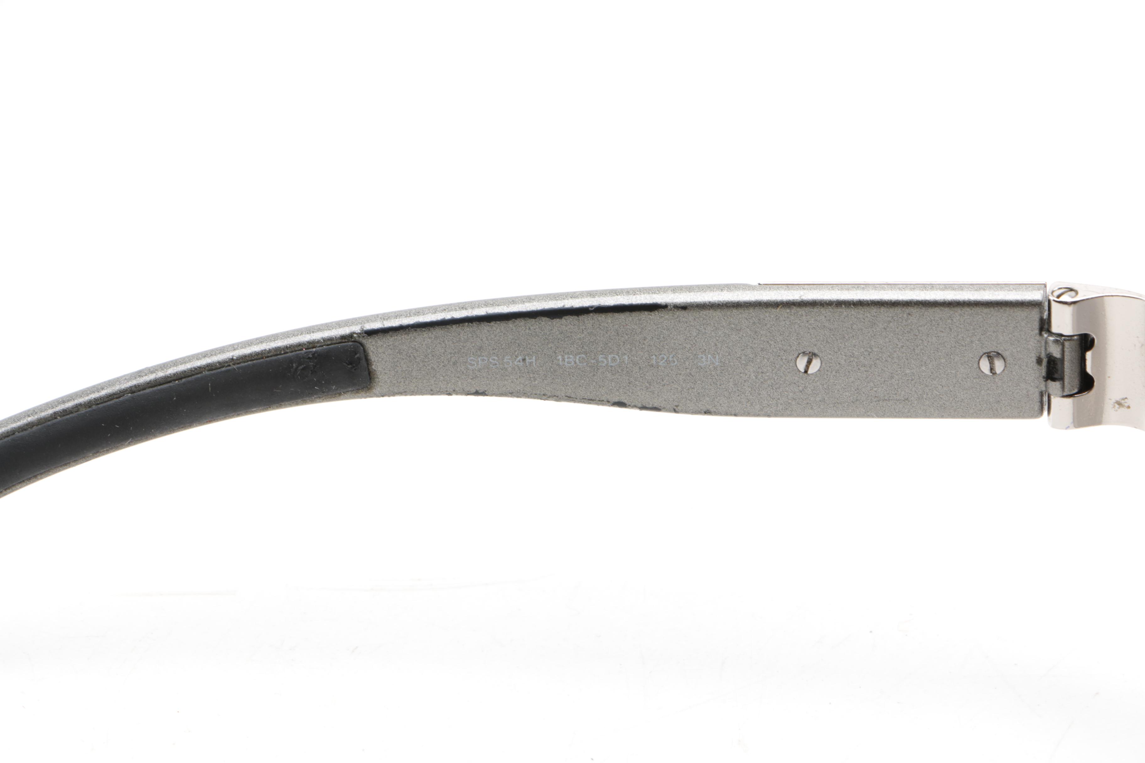 Men's Prada Sport SPS 54H Gunmetal Shield Style Sunglasses