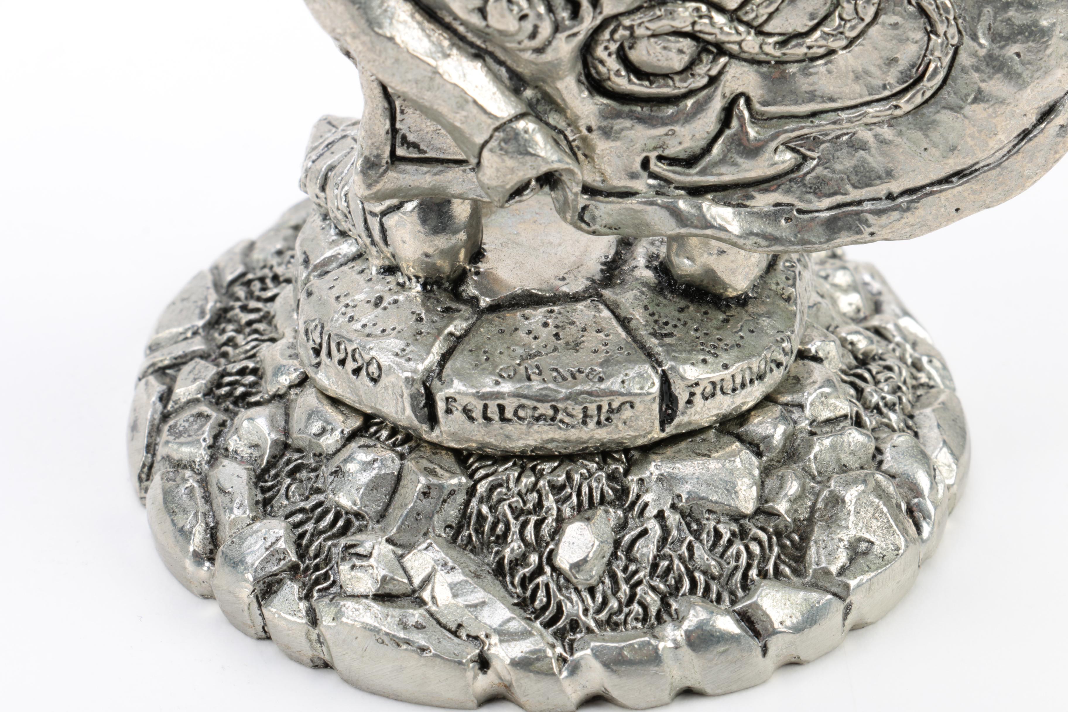 Fellowship Foundry Arthur and Guinevere Pewter Goblets