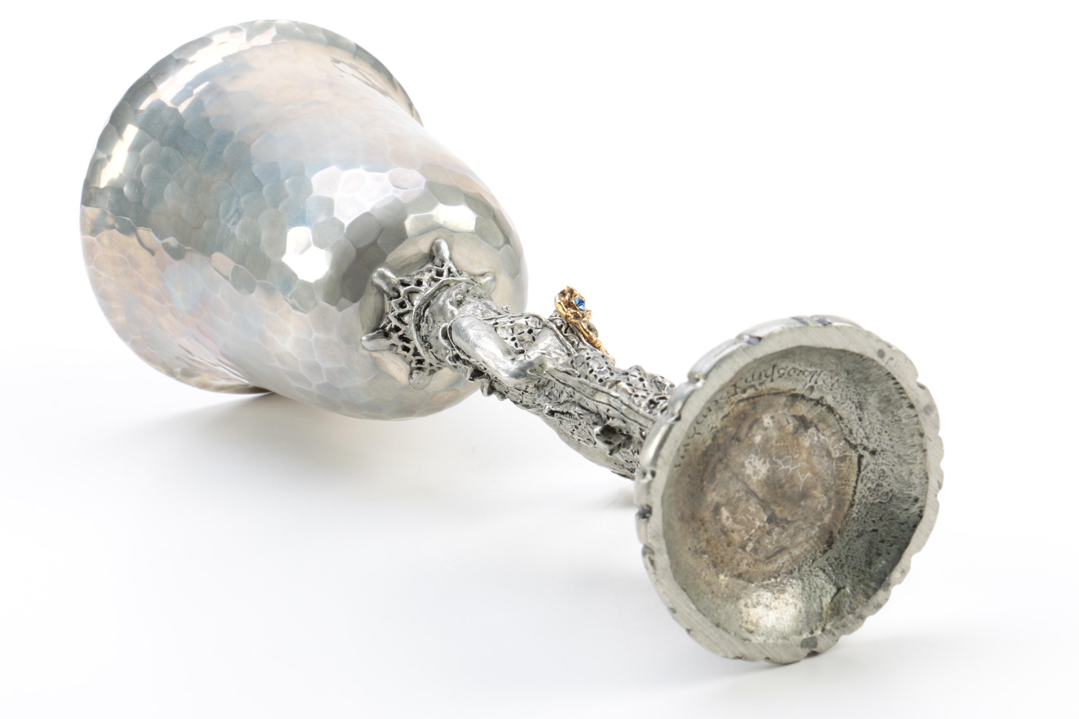 Fellowship Foundry Arthur and Guinevere Pewter Goblets