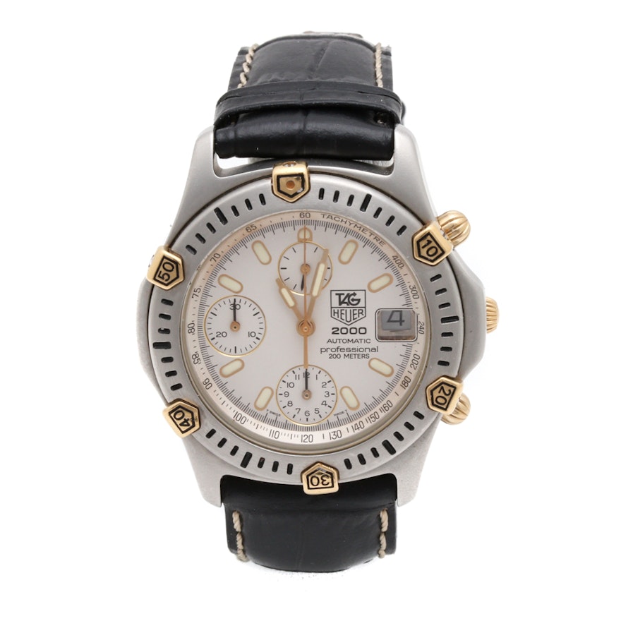TAG Heuer Stainless Steel Automatic Chronograph Wristwatch
