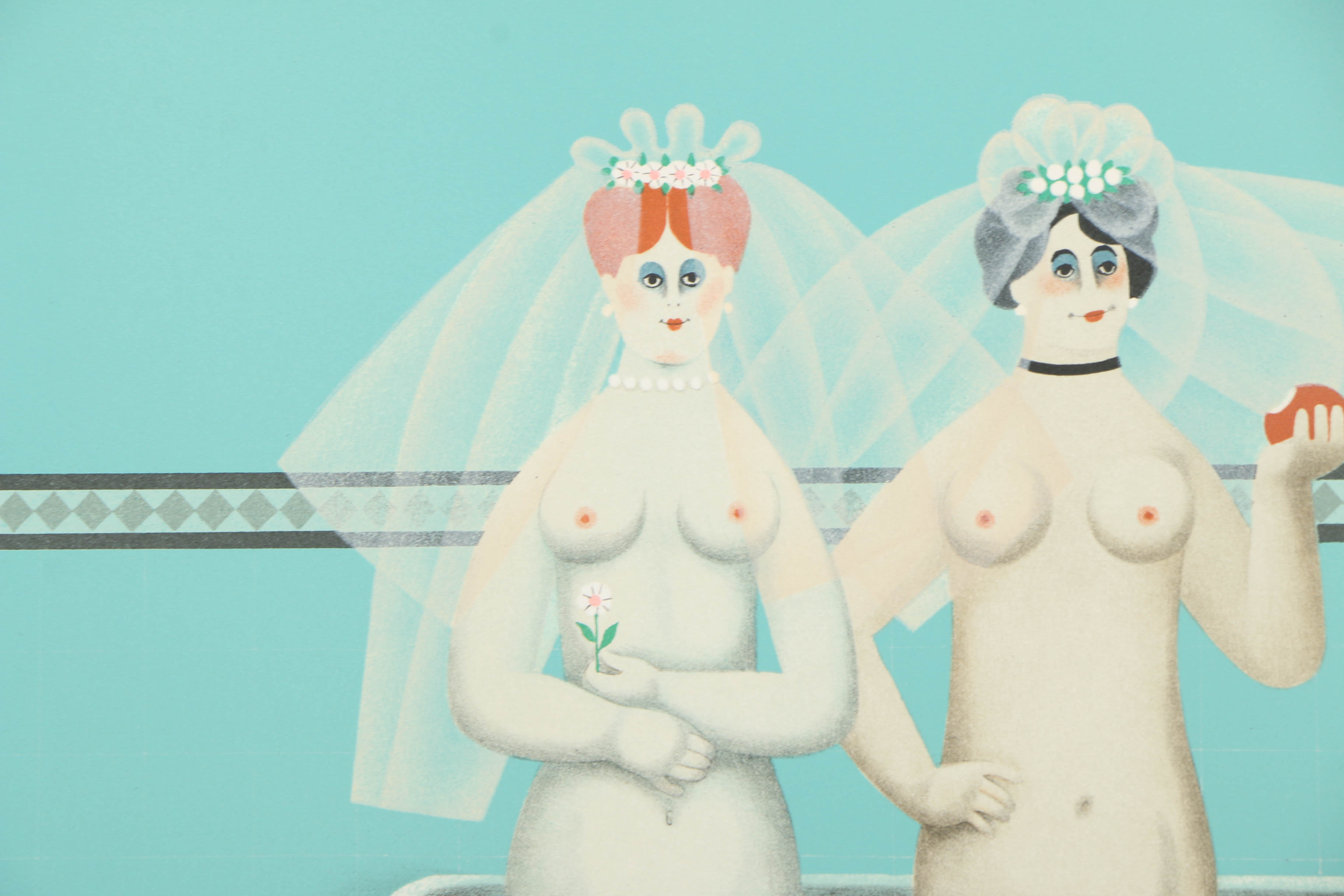 Jan Balet Lithograph "Second Honeymoon"