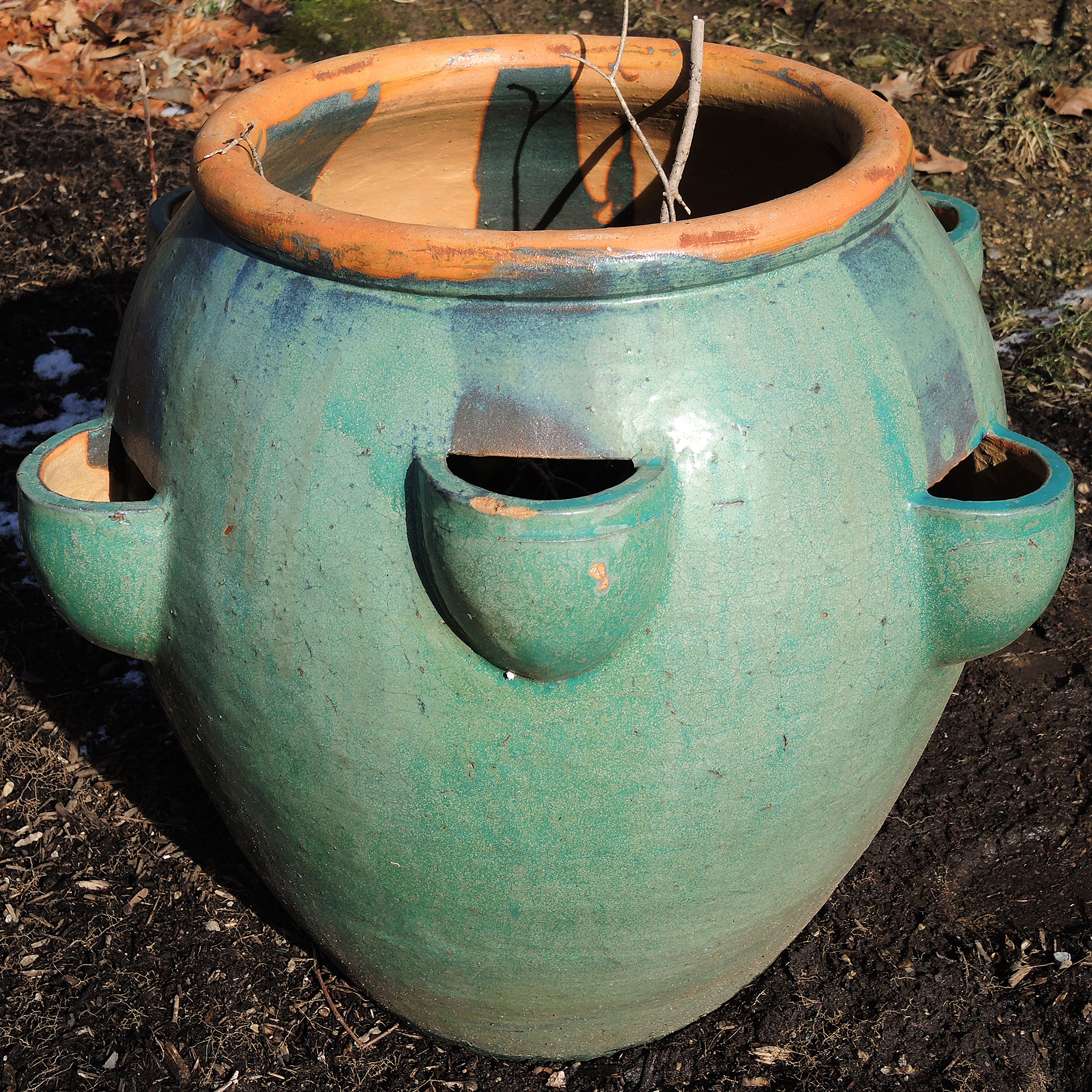 Large Garden Terracotta Strawberry Planter