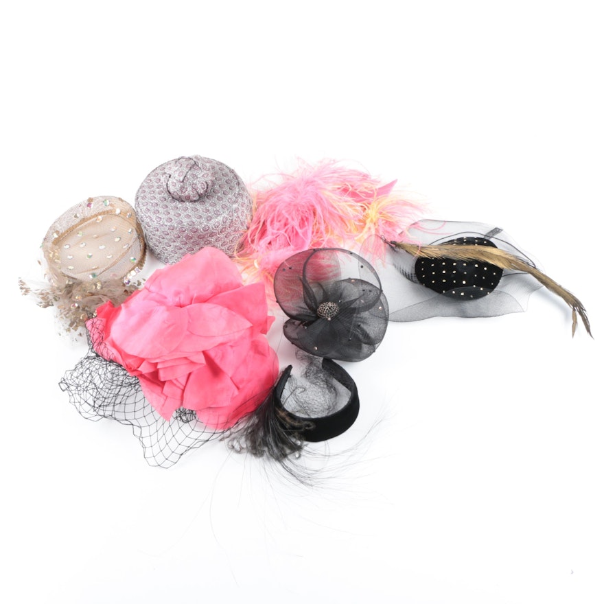 Vintage Hats and Hairpieces Including Don Kline