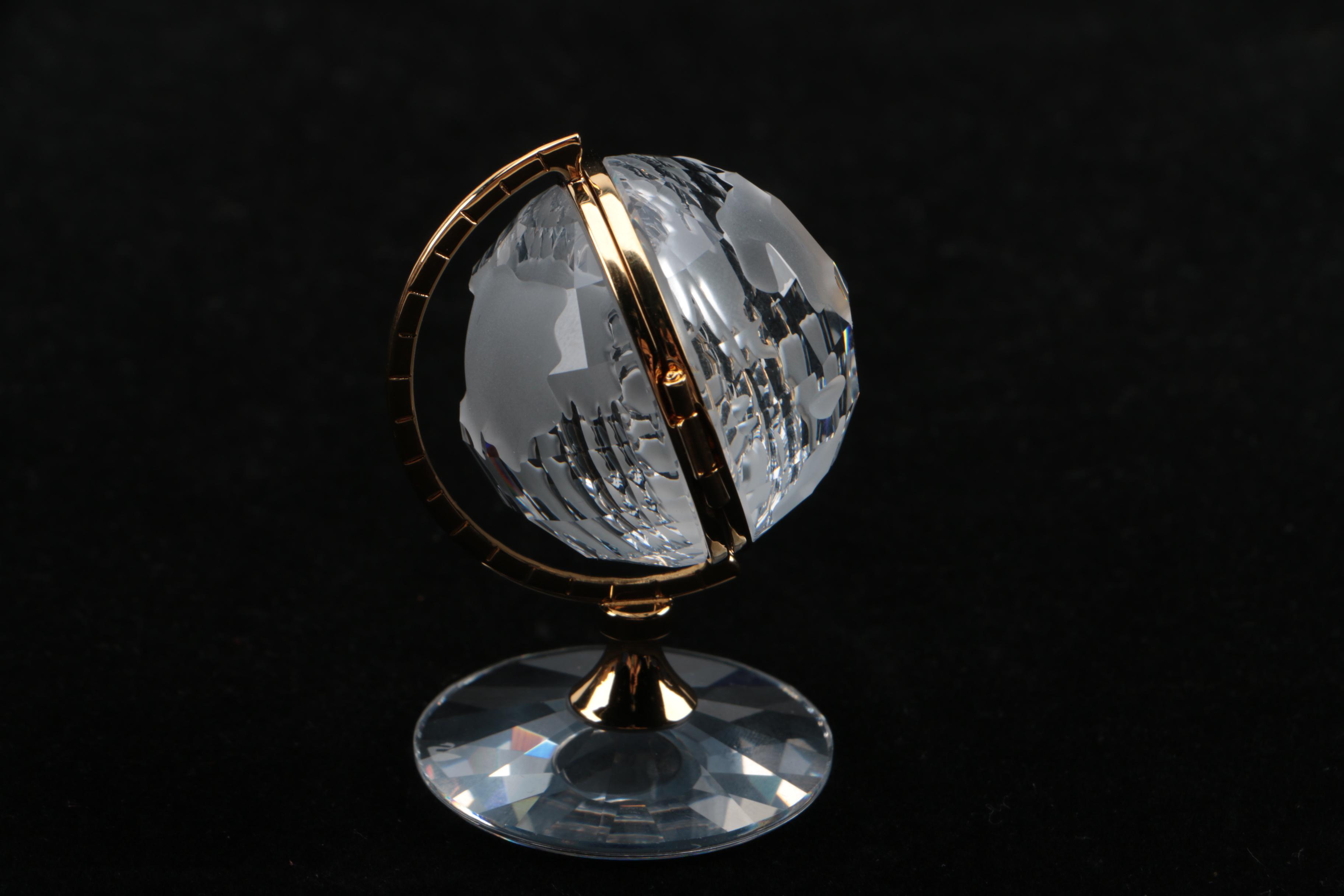 Swarovski Crystal "Secrets" Globe Figurine