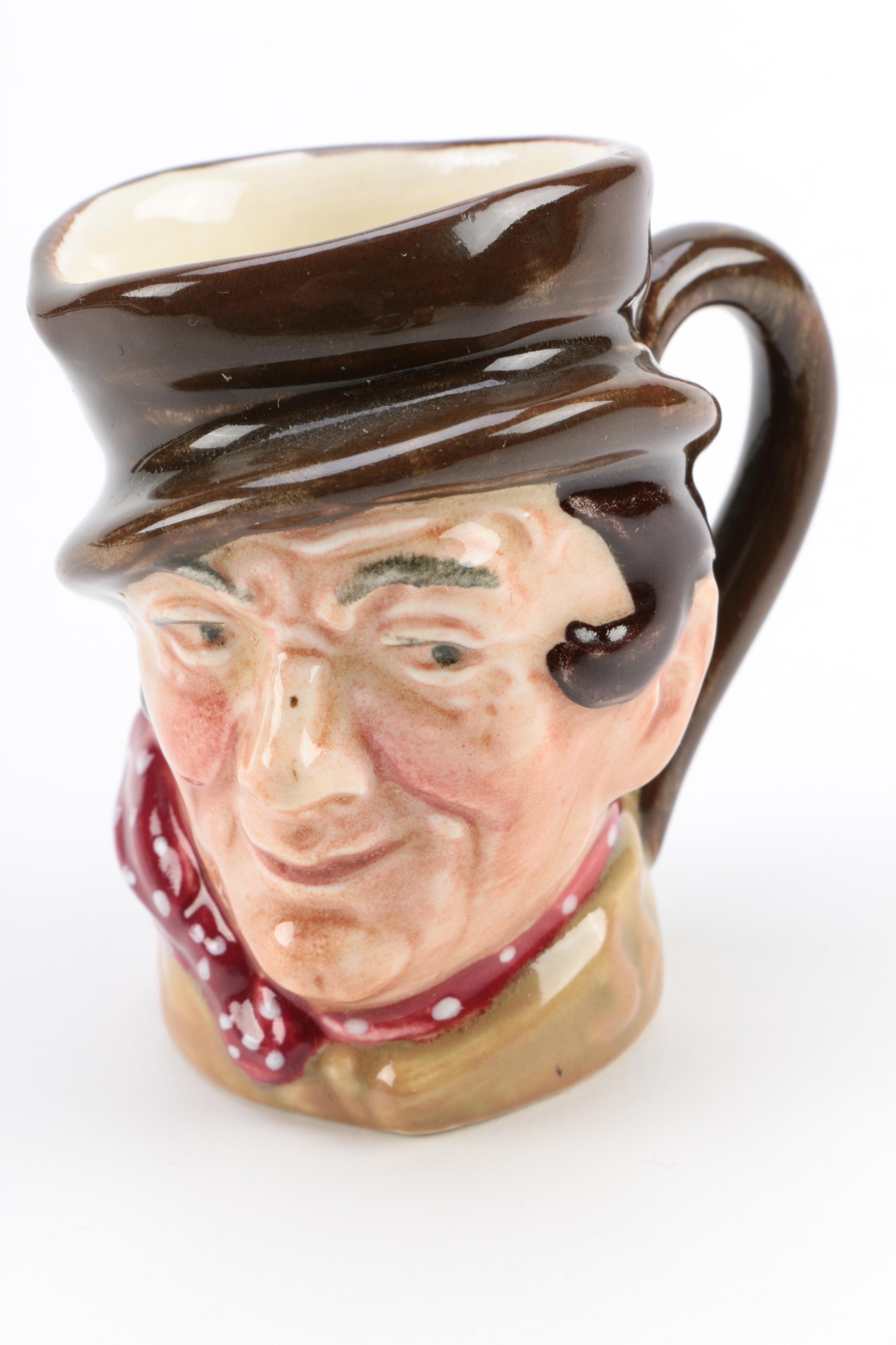 Royal Doulton Miniature Character Jugs Including Vintage 'Arry'