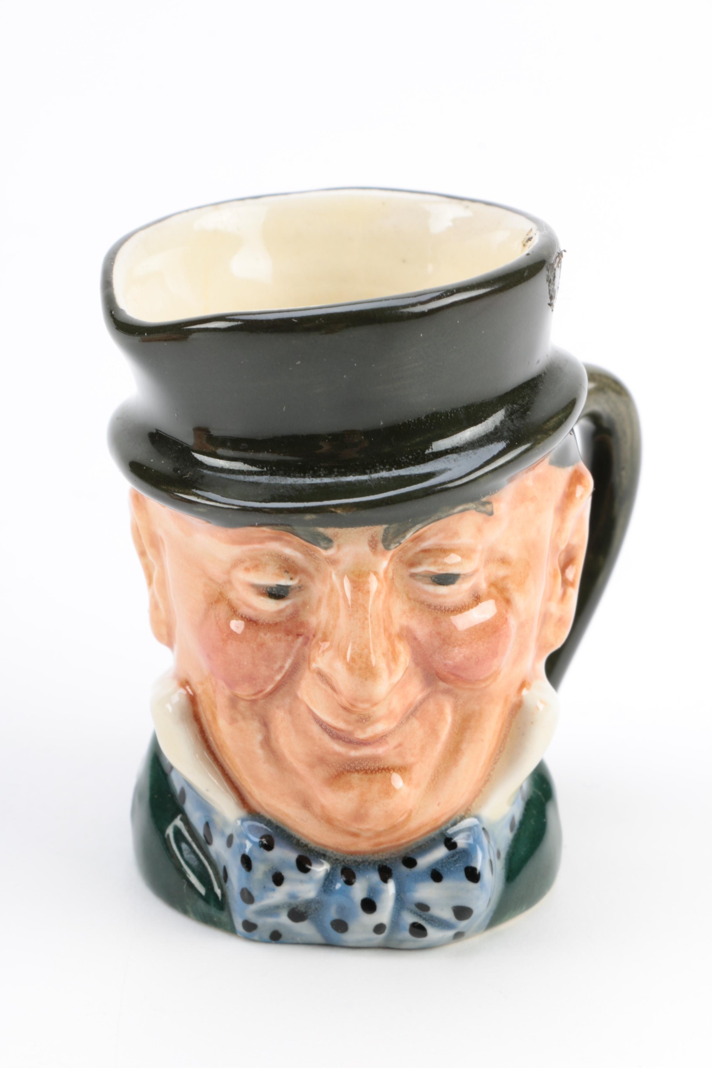 Royal Doulton Miniature Character Jugs Including Vintage 'Arry'