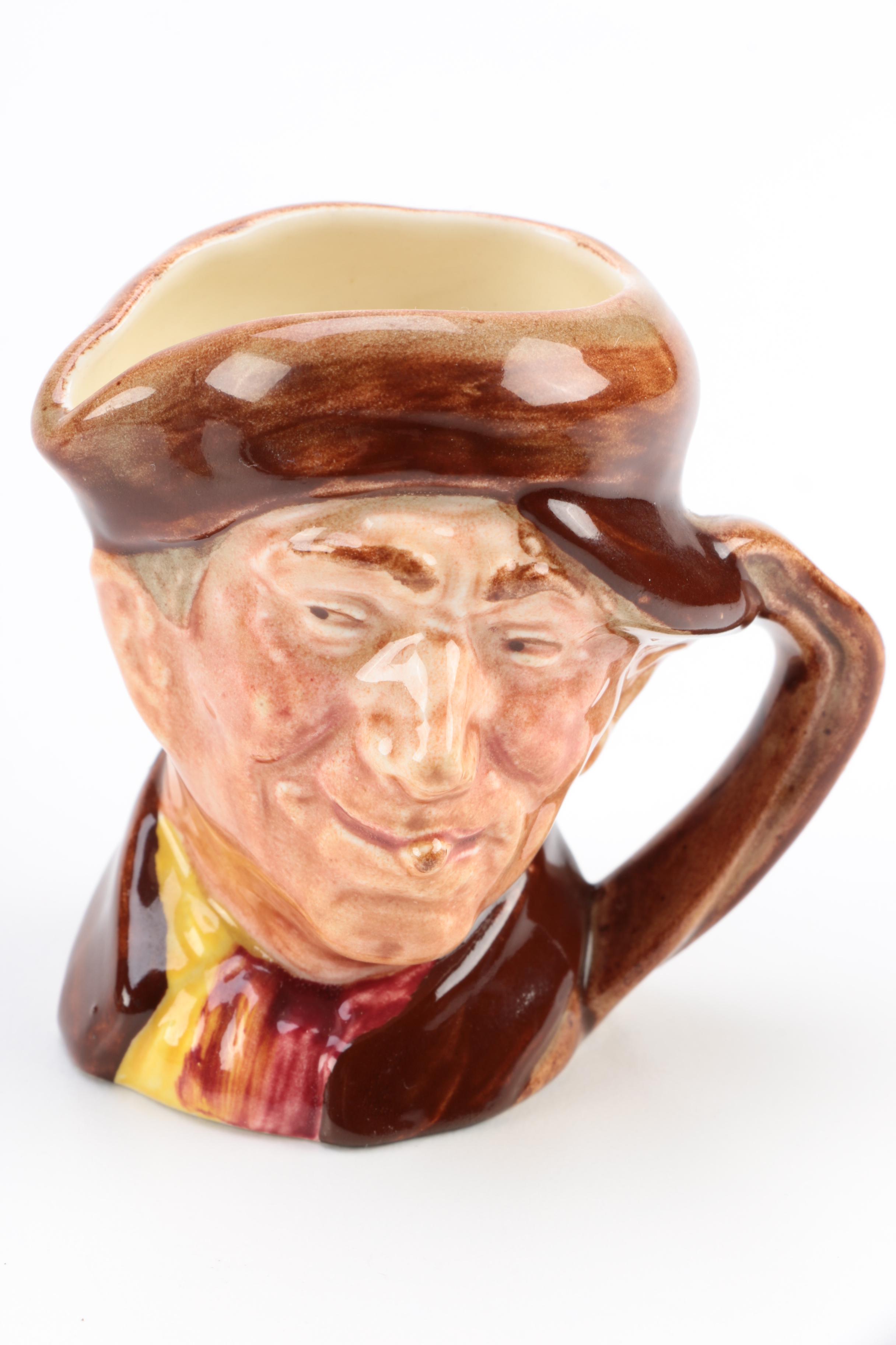 Royal Doulton Miniature Character Jugs Including Vintage 'Arry'