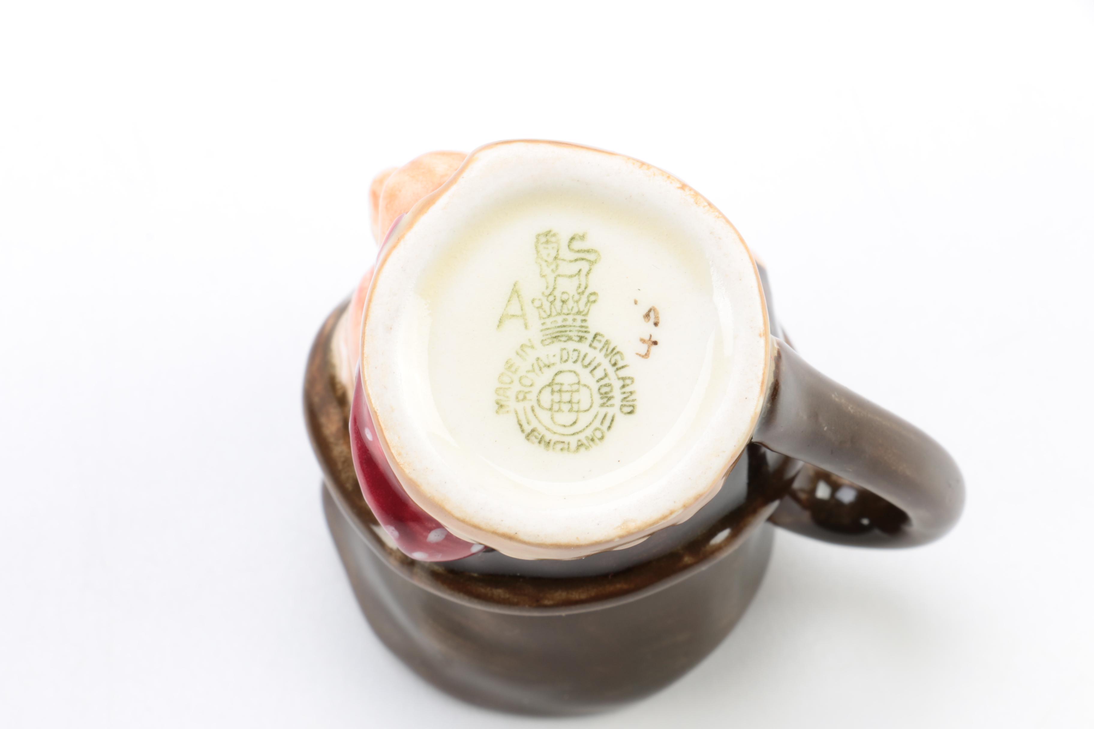 Royal Doulton Miniature Character Jugs Including Vintage 'Arry'