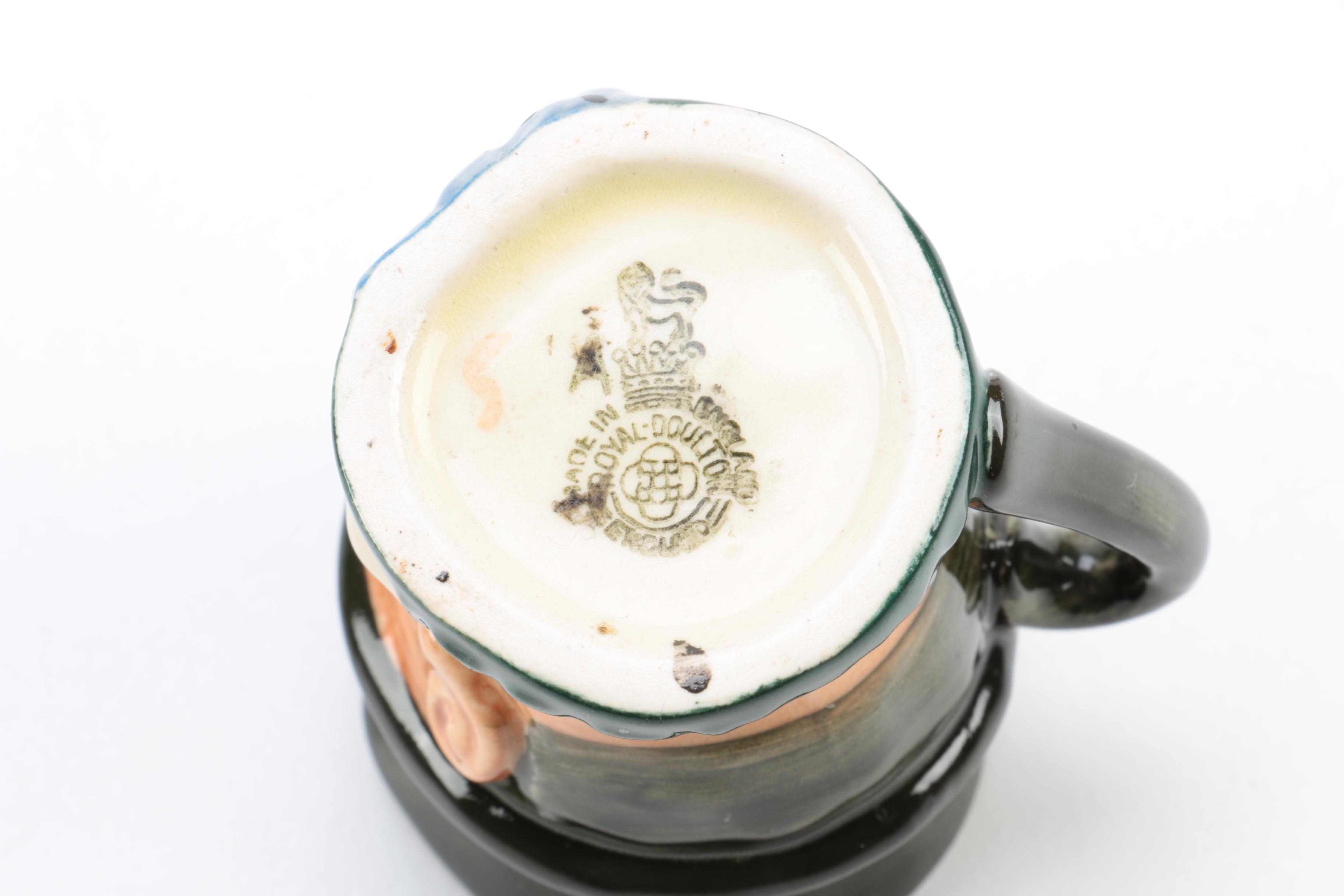 Royal Doulton Miniature Character Jugs Including Vintage 'Arry'