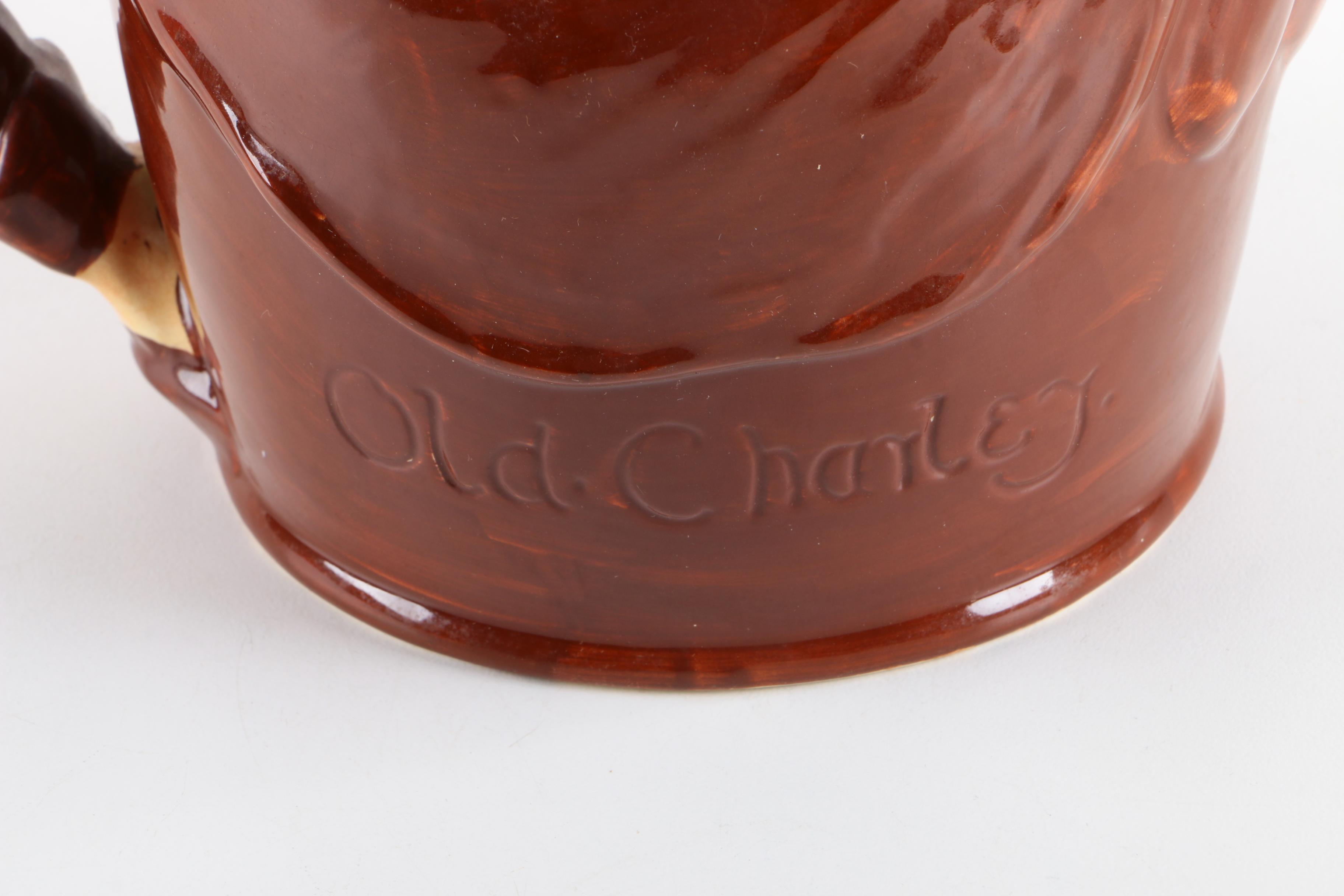 Royal Doulton "Old Charley" Character Teapot, Circa 1939-1940