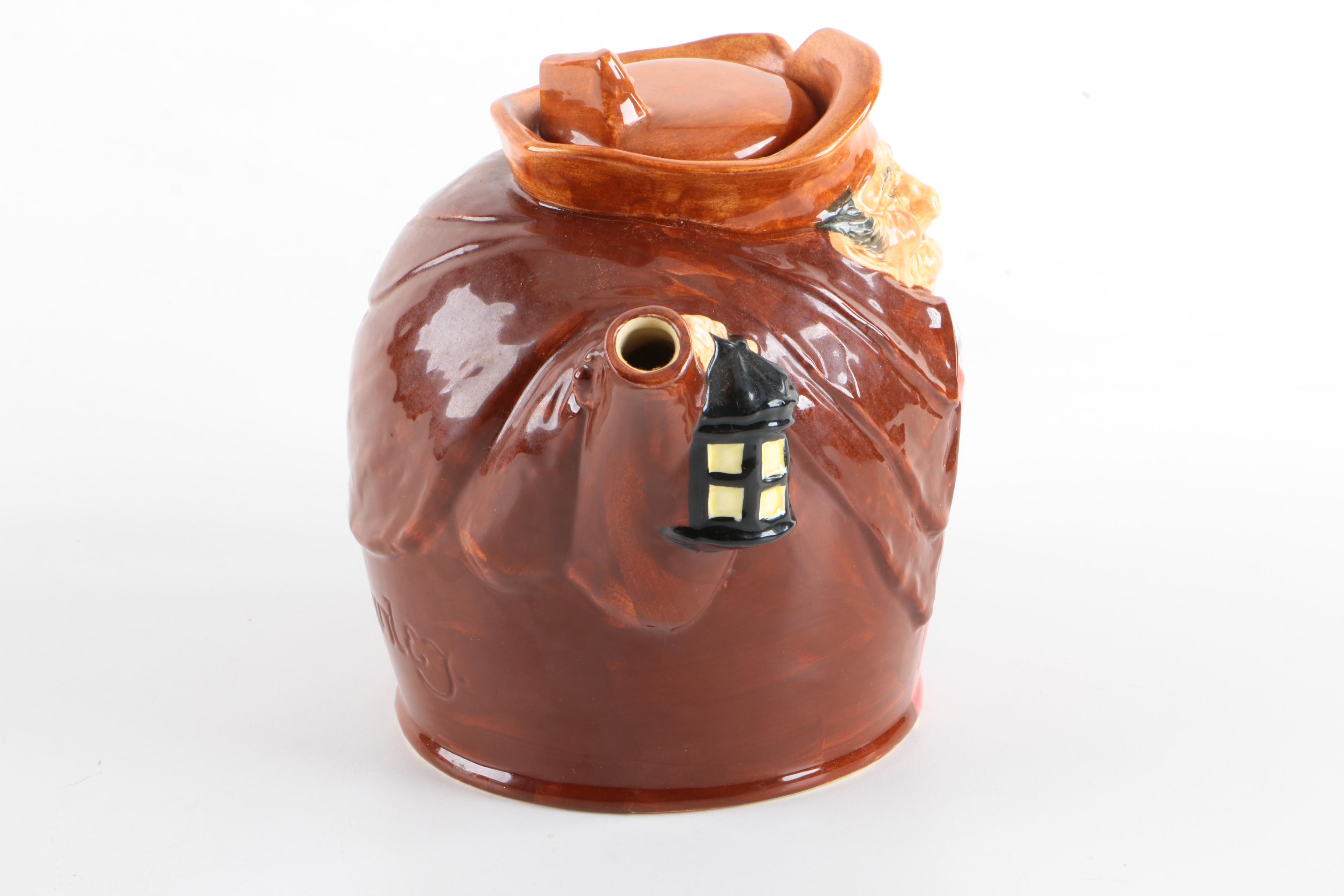 Royal Doulton "Old Charley" Character Teapot, Circa 1939-1940
