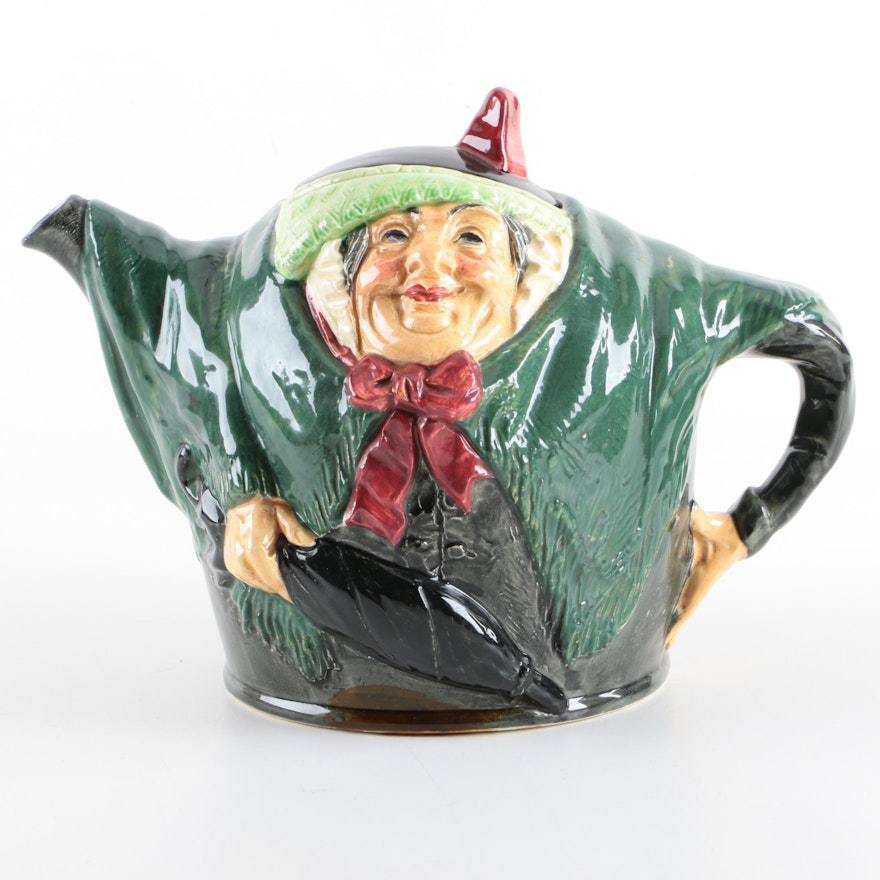 Royal Doulton "Sarah Gamp" Teapot, Circa 1939-1942