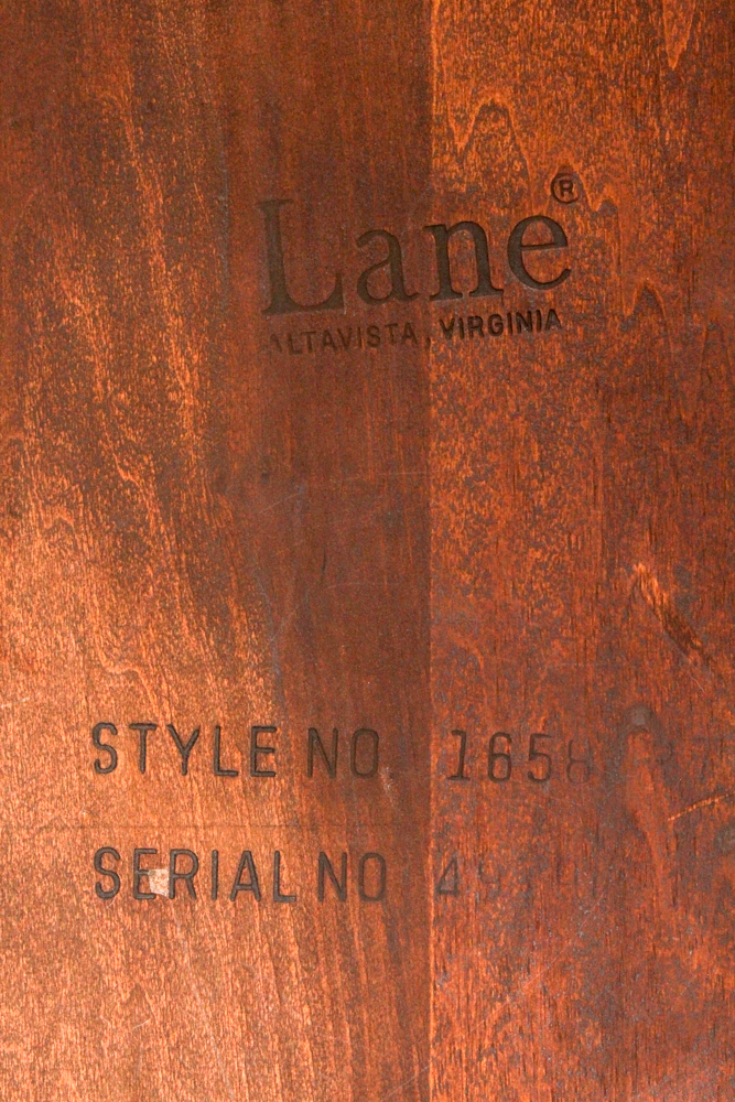 Vintage Modern Oak Coffee Table and End Table from Lane