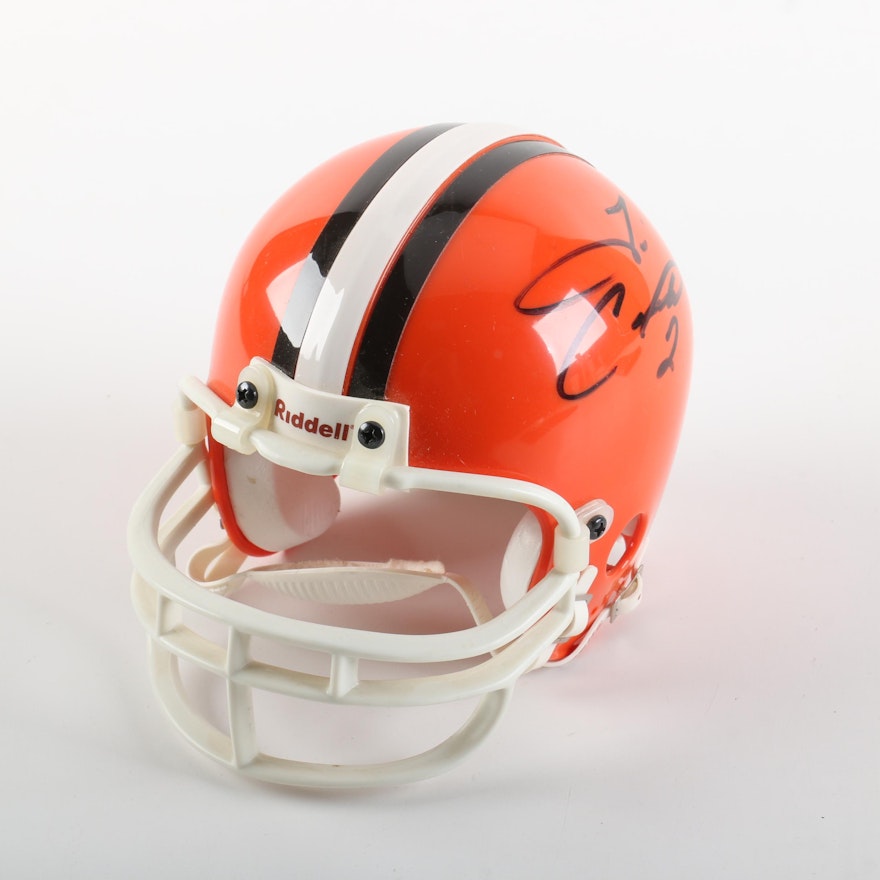 Tim Couch Autographed Miniature Helmet