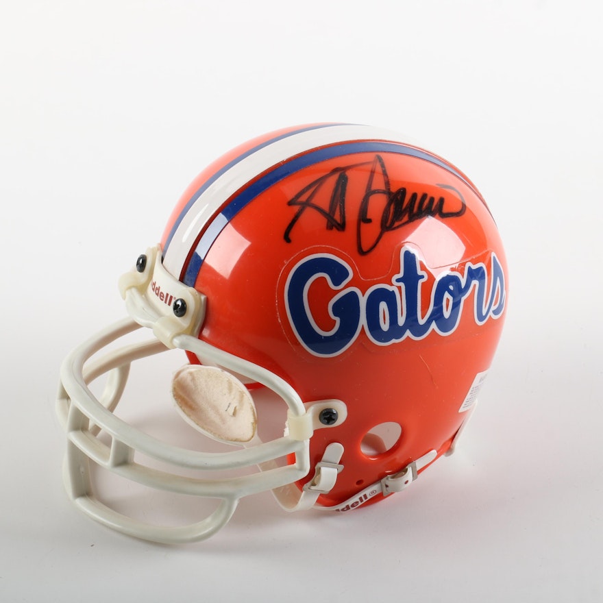 Steve Spurrier Autographed Florida Gators Mini Helmet