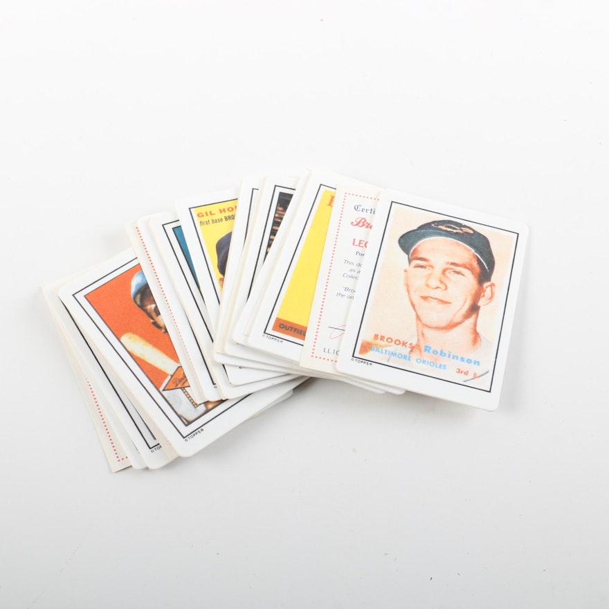 Legendary Lineup Porcelain Baseball Cards