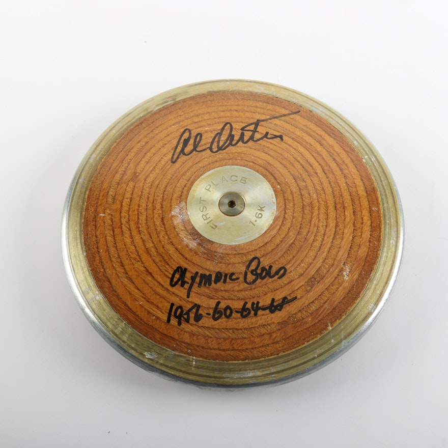 Al Oerter Autographed Discus