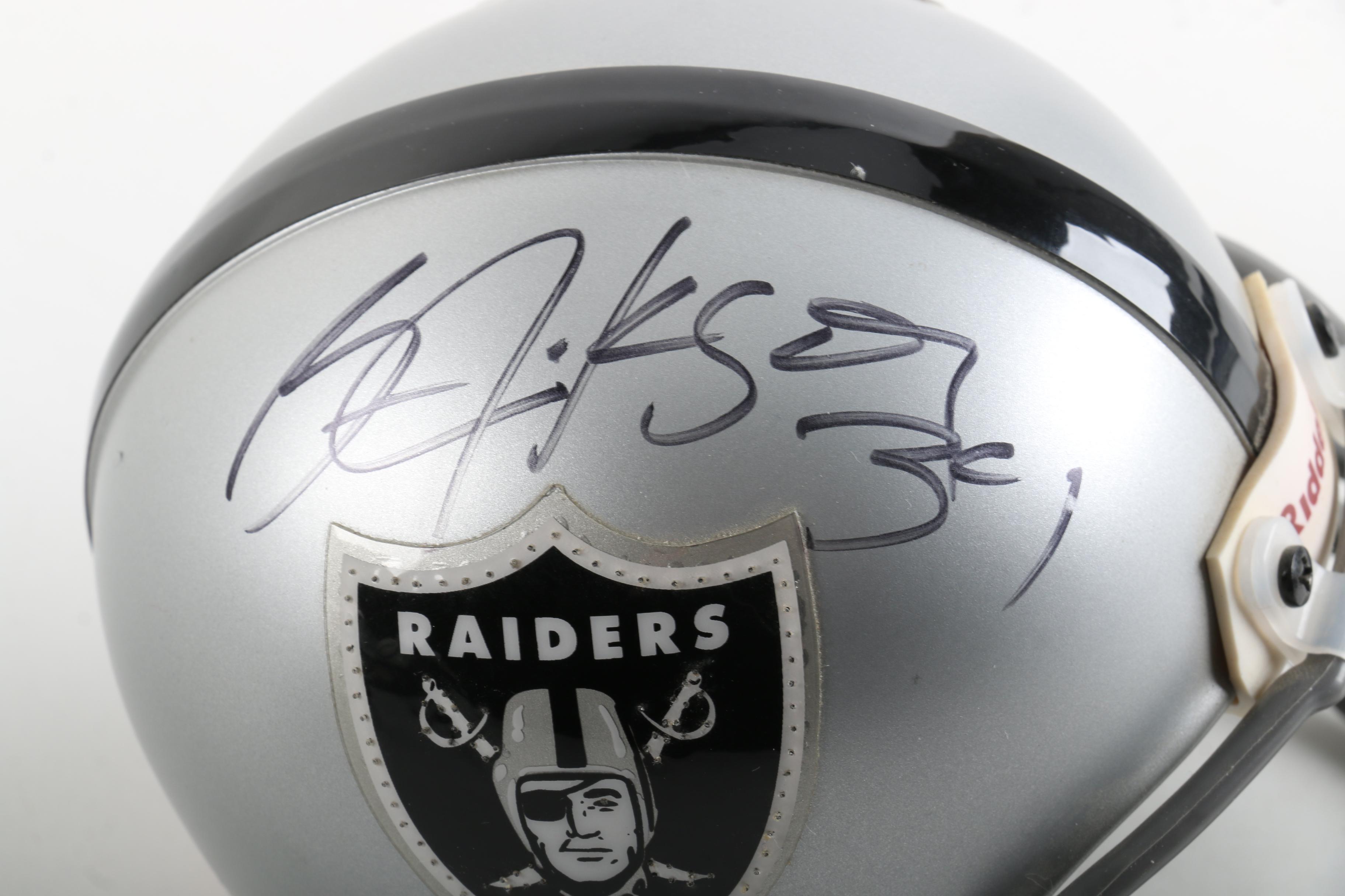 Bo Jackson Autographed Mini Helmet