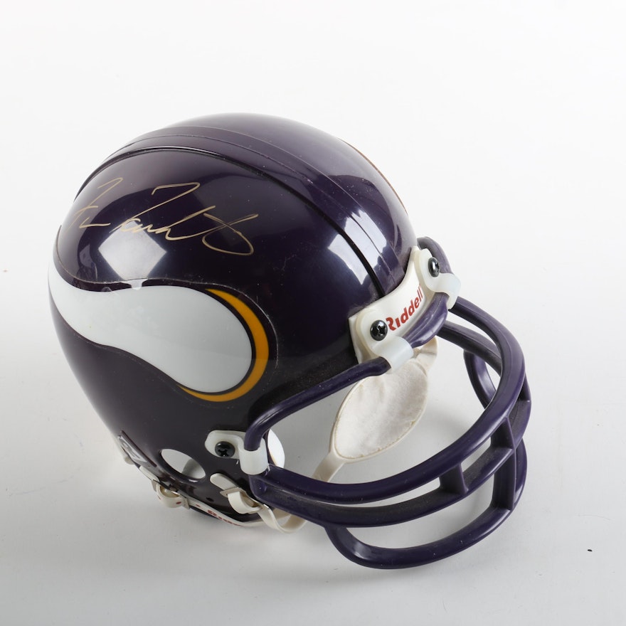 Fran Tarkenton Autographed Mini Helmet