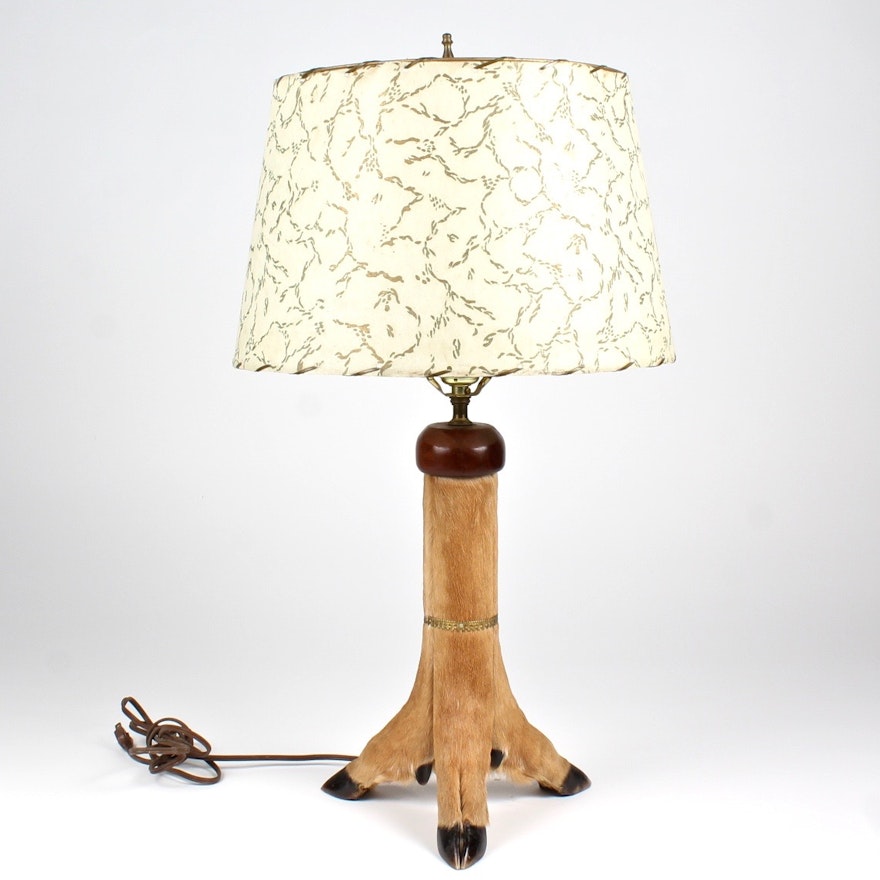 Three Legged Deer Table Lamp