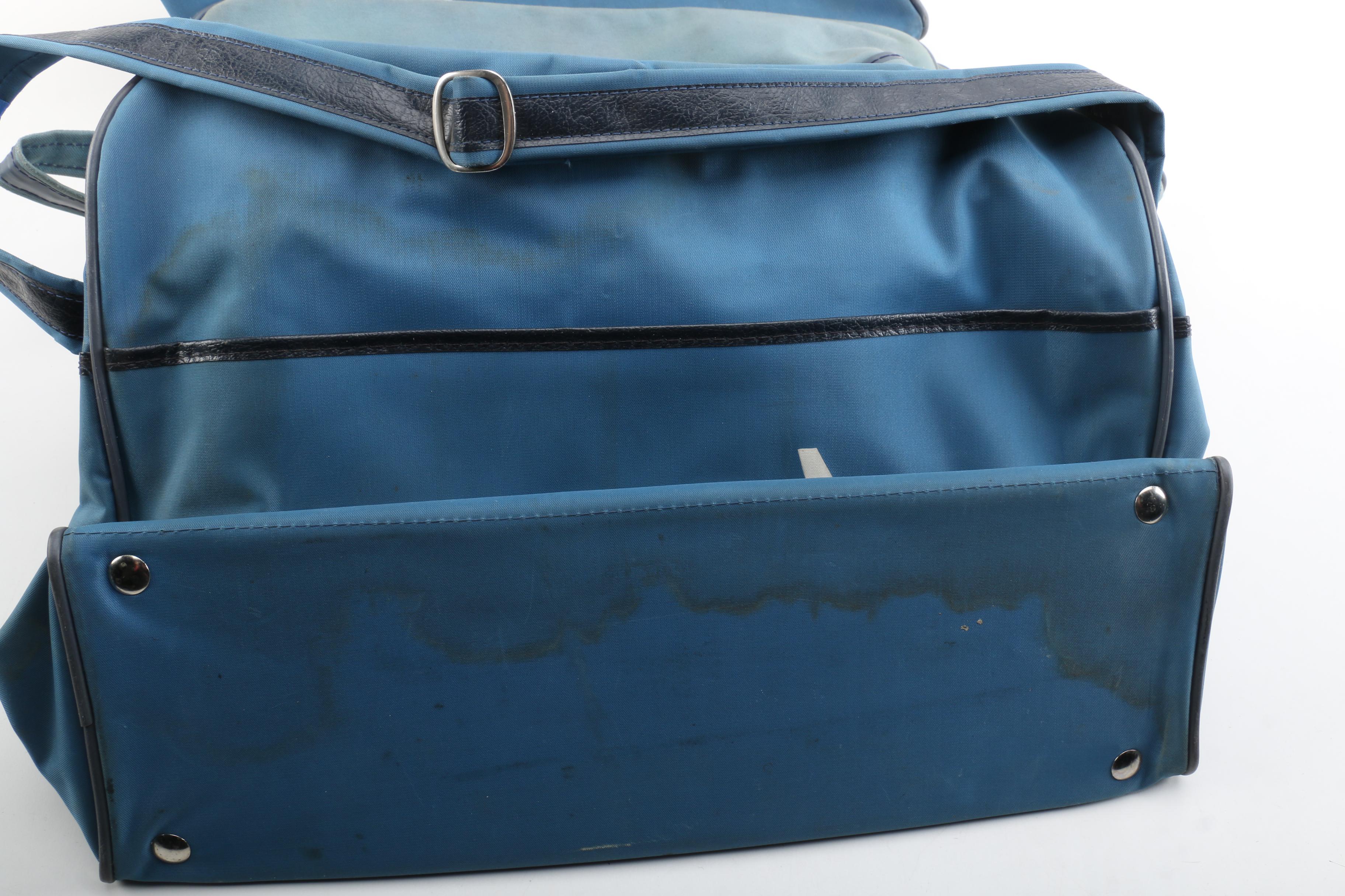 1960s Vintage Swissair Cabin Bags