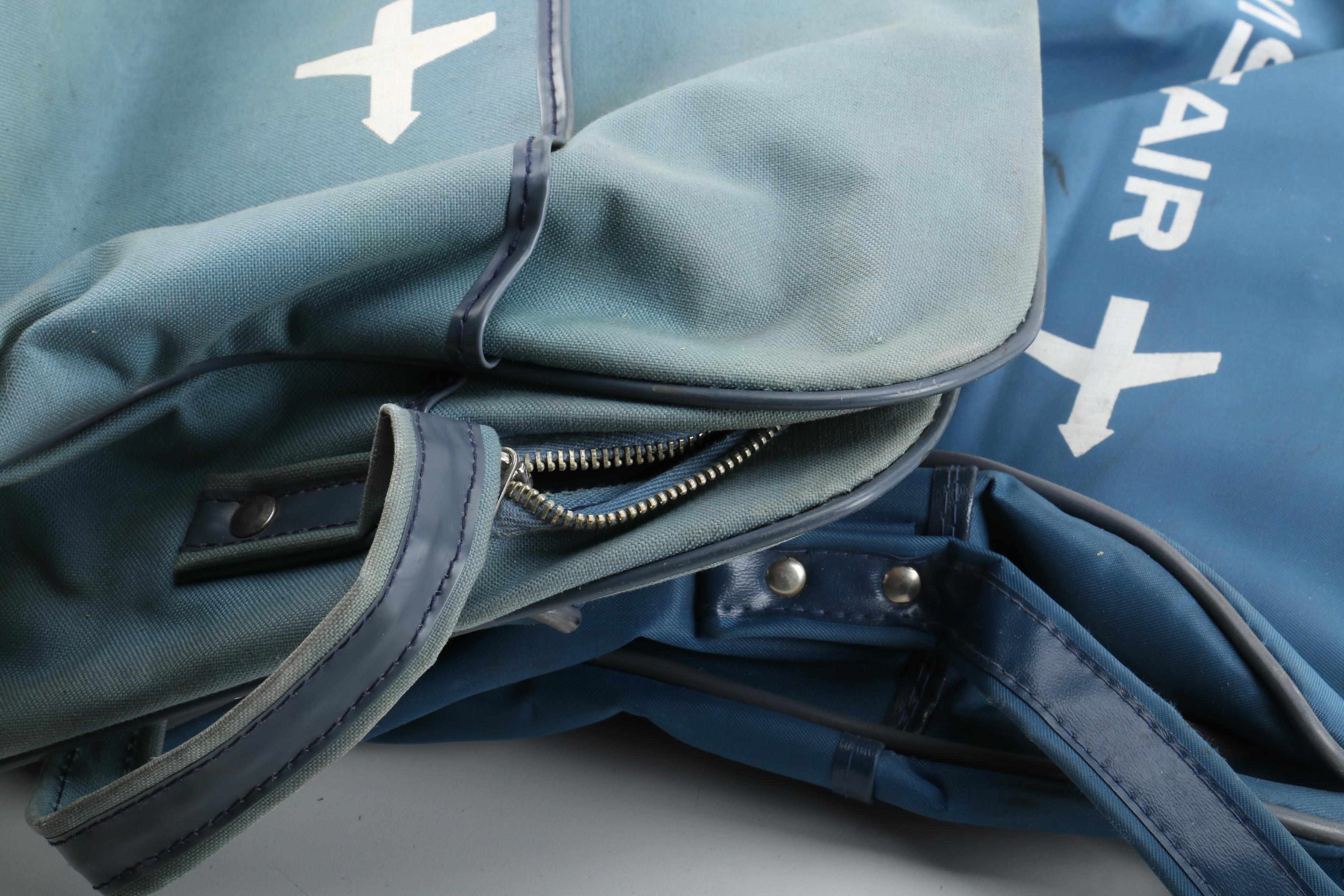 1960s Vintage Swissair Cabin Bags