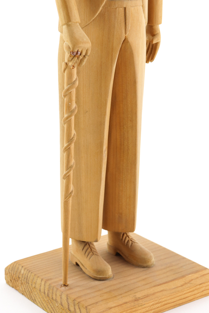 Edgar Tolson and Donny Tolson 1980s Carved Wooden Folk Art Figures