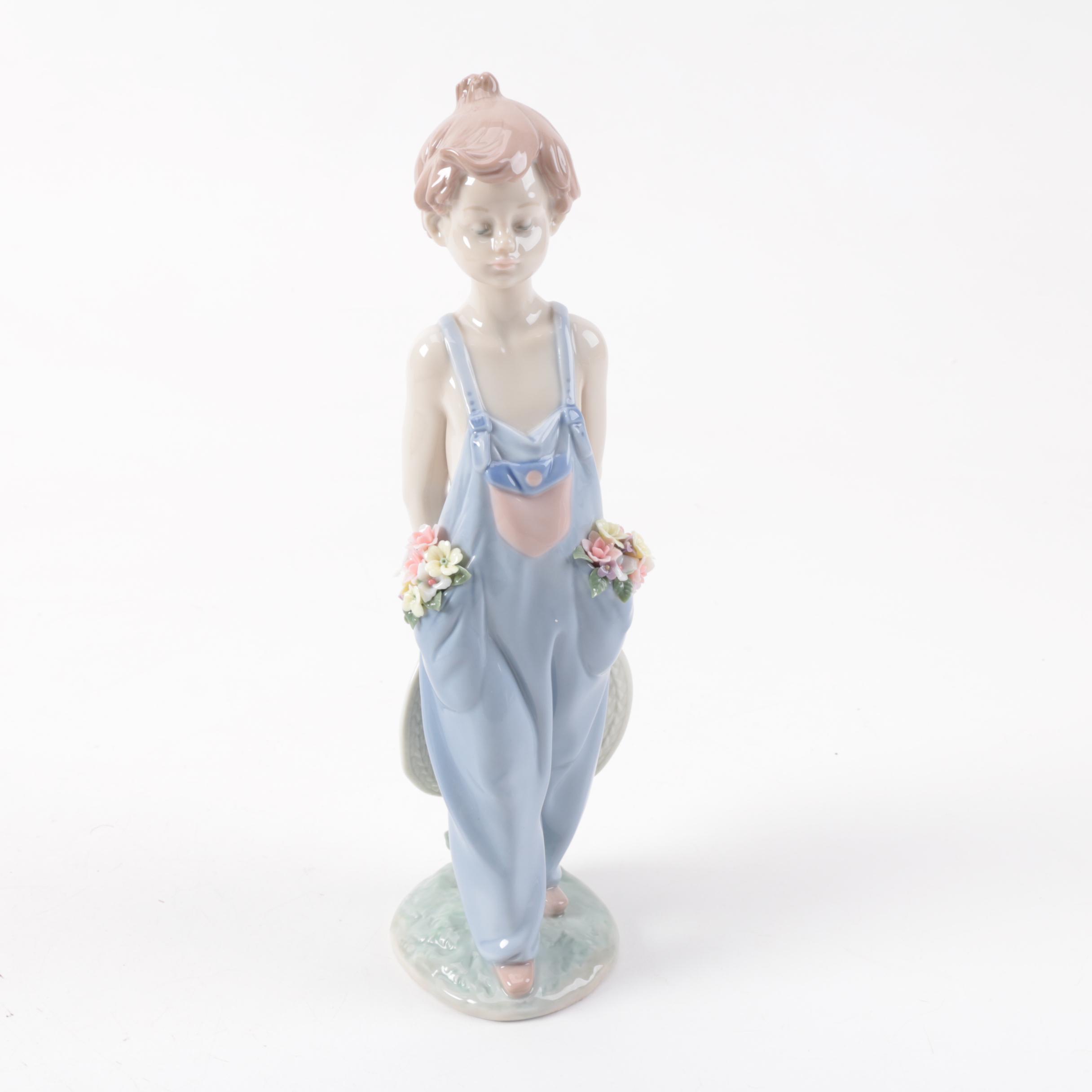Lladró "Pocket Full of Wishes" Porcelain Collectors Society Figurine