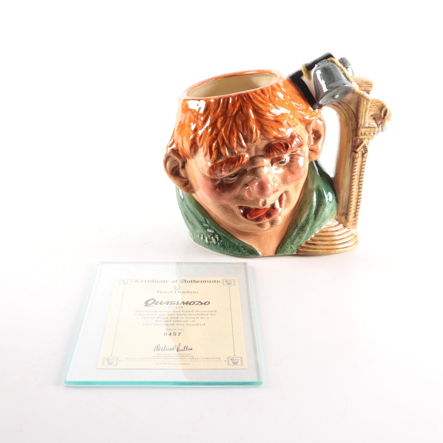 Limited Edition Royal Doulton "Quasimodo" Character Jug, Circa 1998