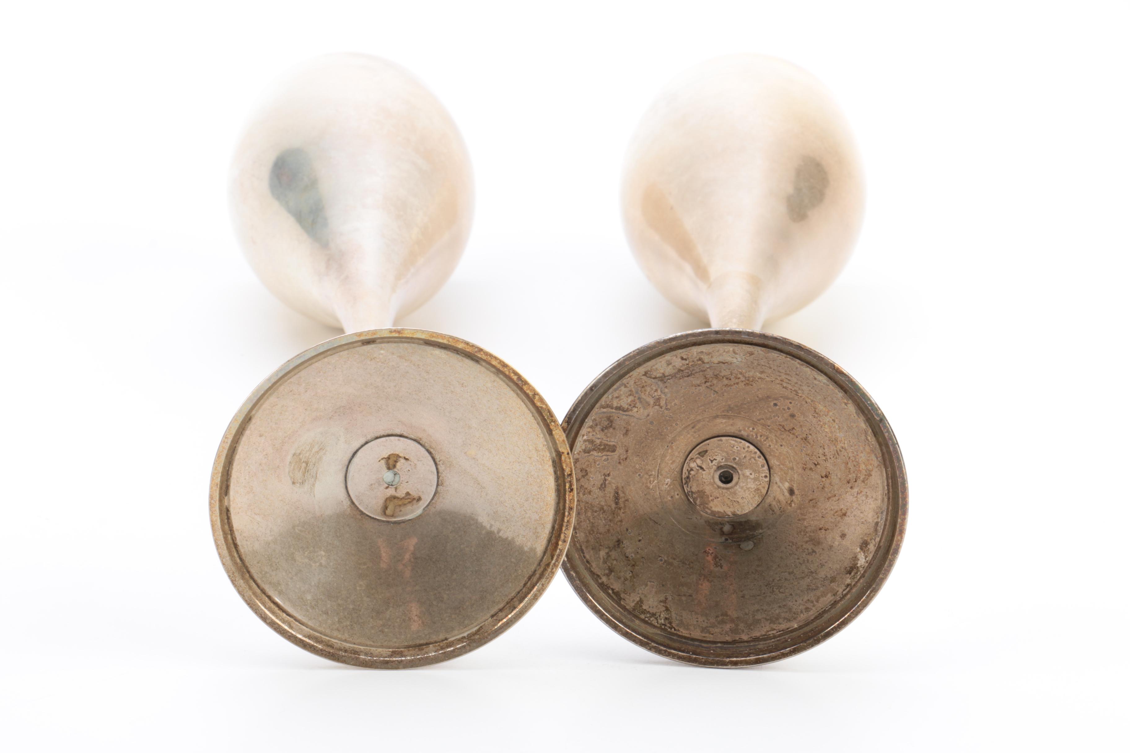 Sheridan and Other Silver Plate Champagne Flutes