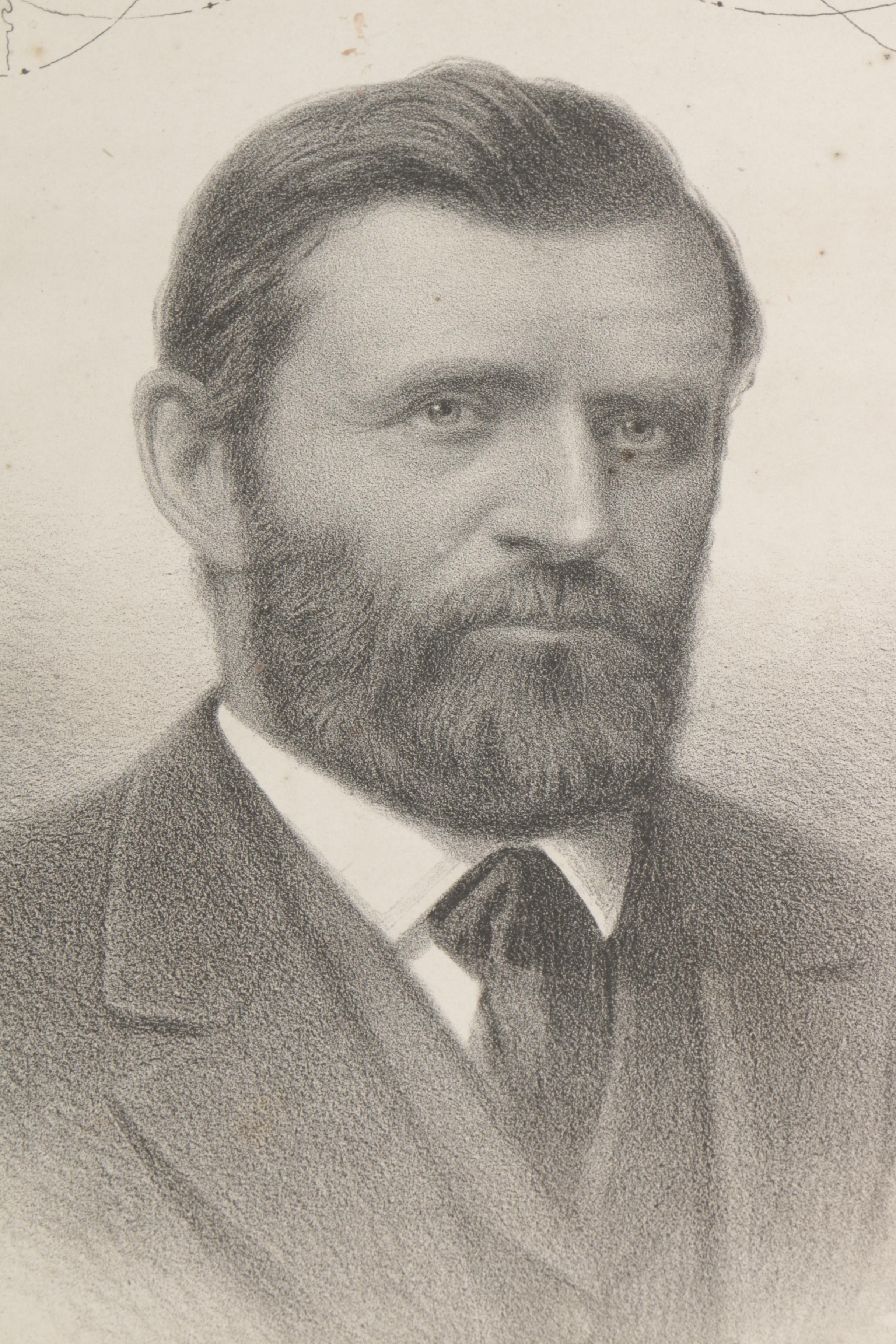 Ulysses S. Grant Related Lithograph Prints, Portraits, and Sheet Music