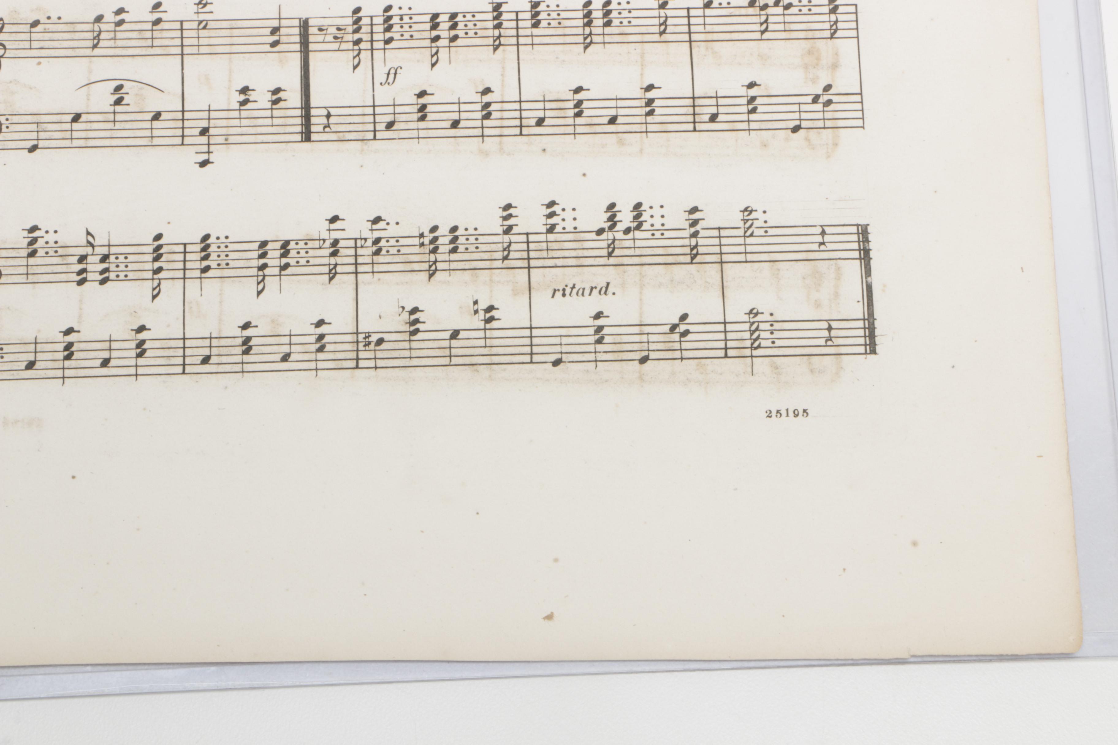 Ulysses S. Grant Related Lithograph Prints, Portraits, and Sheet Music