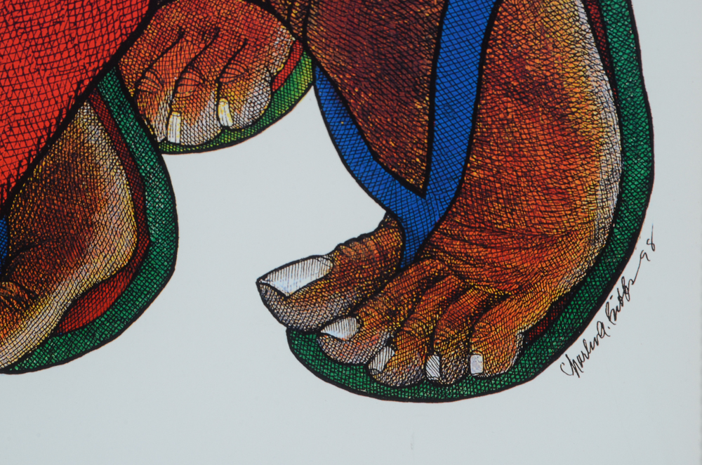 Charles Bibbs Limited Edition Offset Lithograph Print "More Lilies"