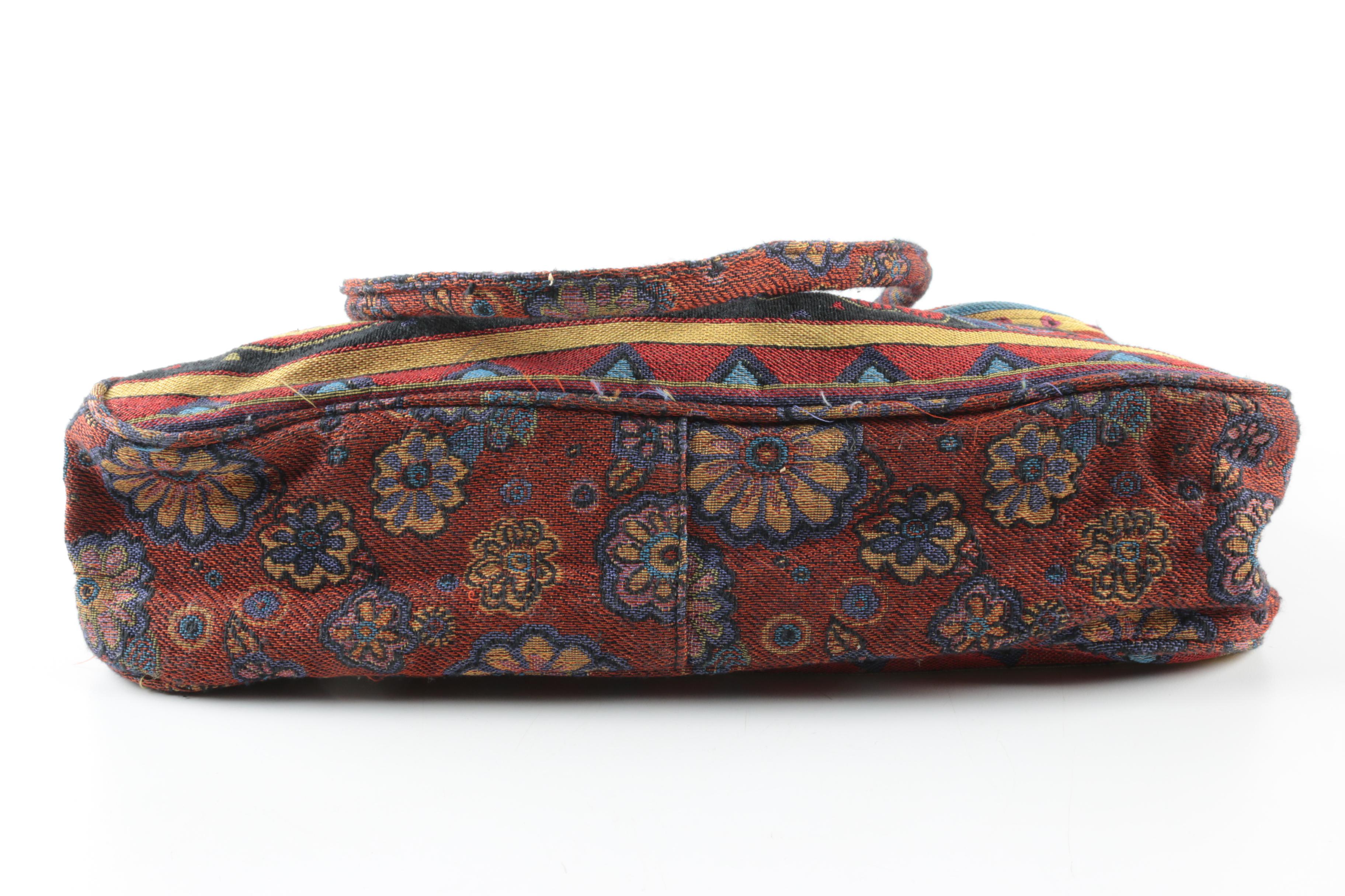 Totes and Handbag Including Laurel Burch and Apostrophe